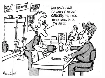 When I started dating Mary Jane, she made a lot of appearances in my editorial cartoons.