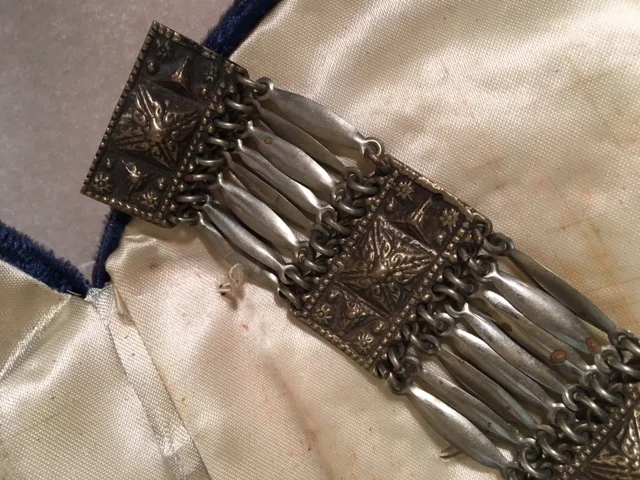 Silver Vintage Mexican Bracelet