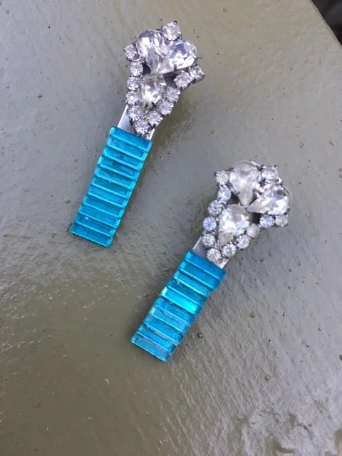 Vintage Rhinestone barrettes