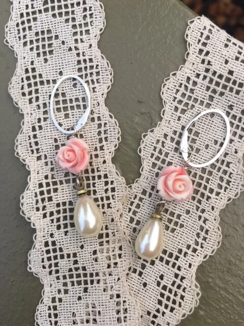 Pink Rose Coral and Pearl