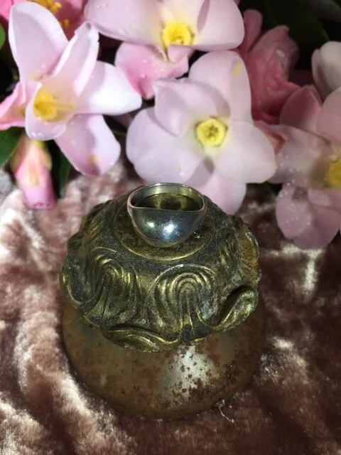 Vintage Sterling Modernist c. 40's ring