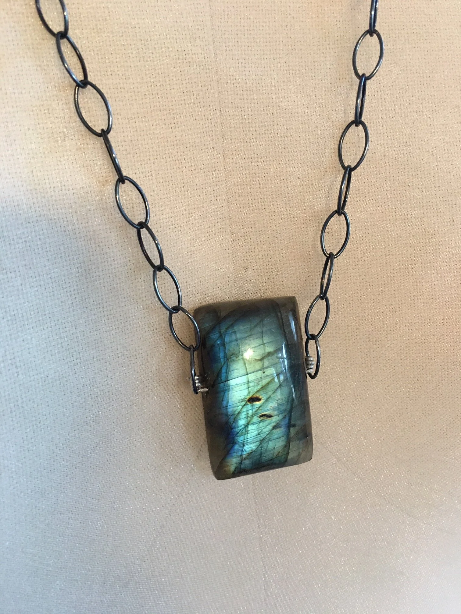 Brilliant Labradorite Necklace