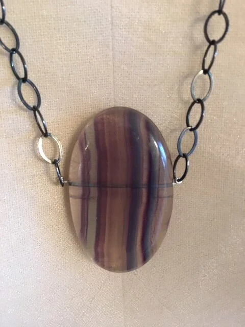 Layered Flourite Necklace