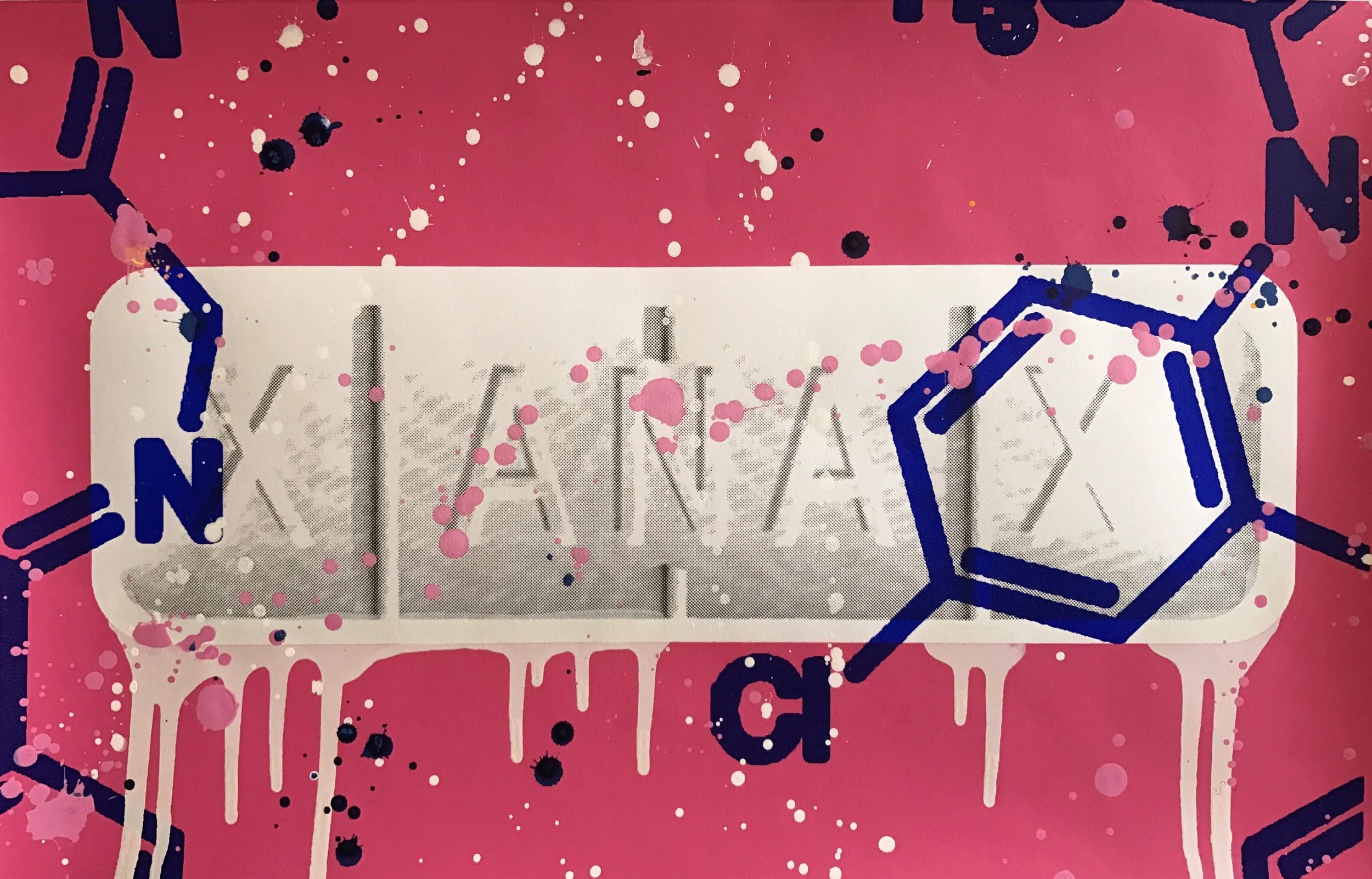 Xanax Pink / Dark Blue