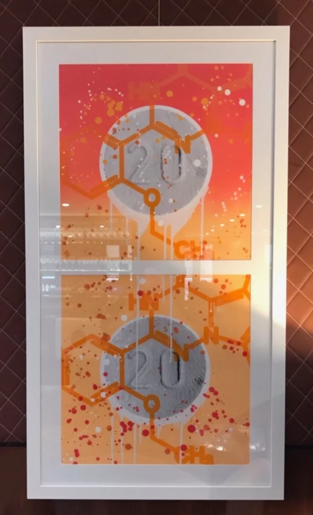 Levitra Pill Pack Framed