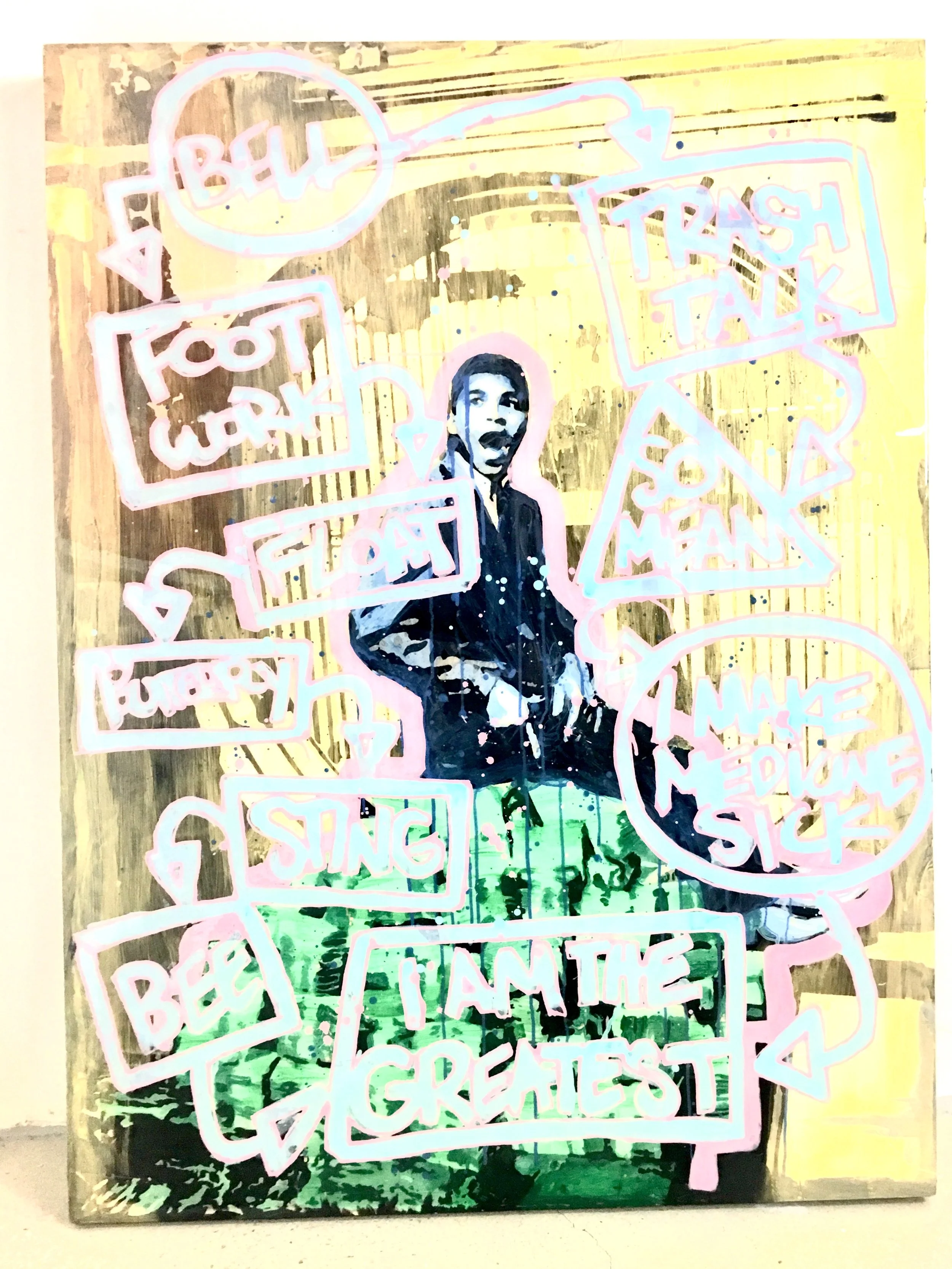 SOLD | Cost of Greatness | Muhammad Ali | 36 x 50