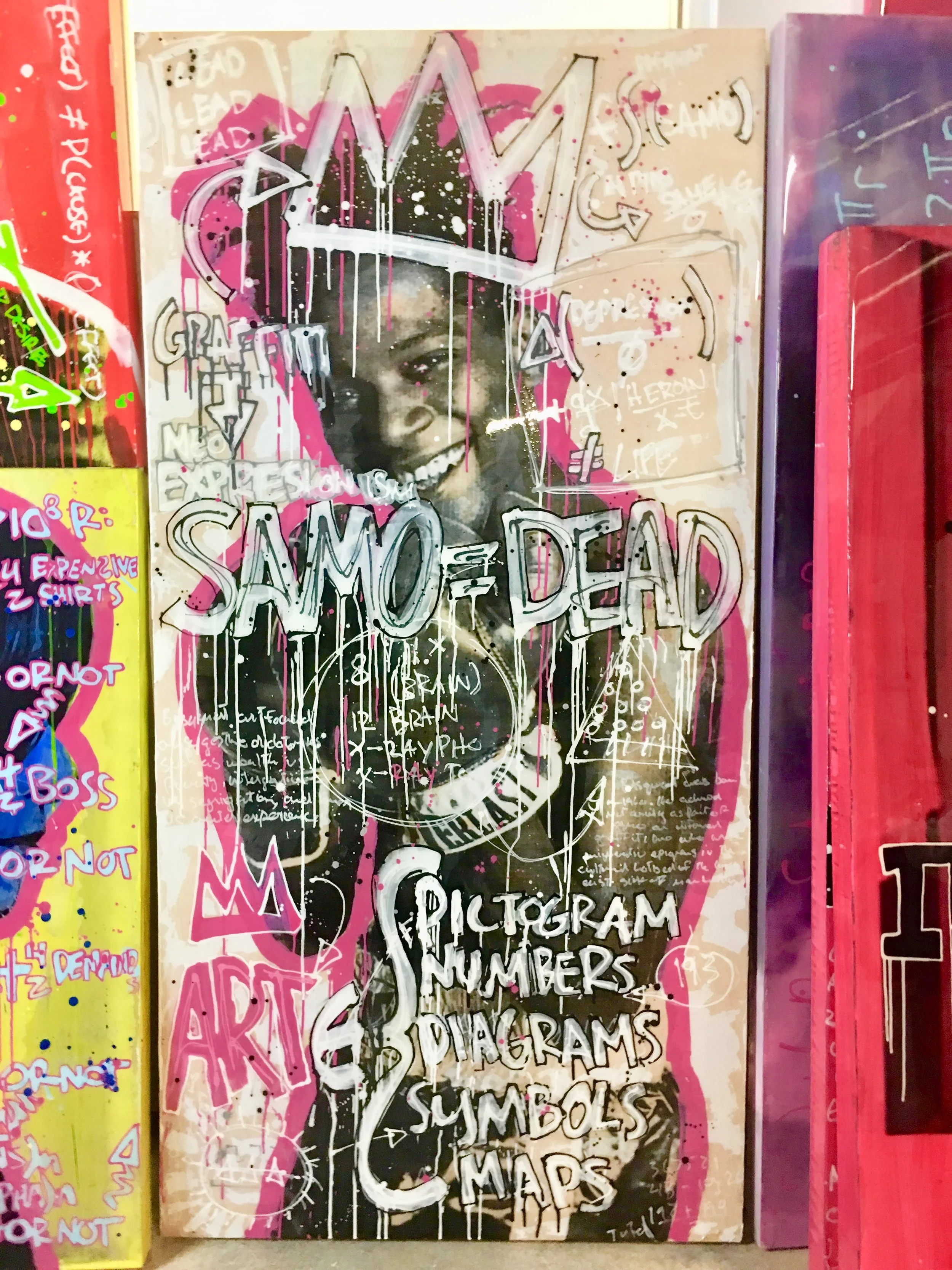 SOLD SOLD | Samo = Dead | Basquiat | 36 x 72