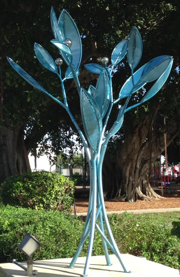 Blue Butterfly Tree Internation Art Show Boynton Beach, Fla