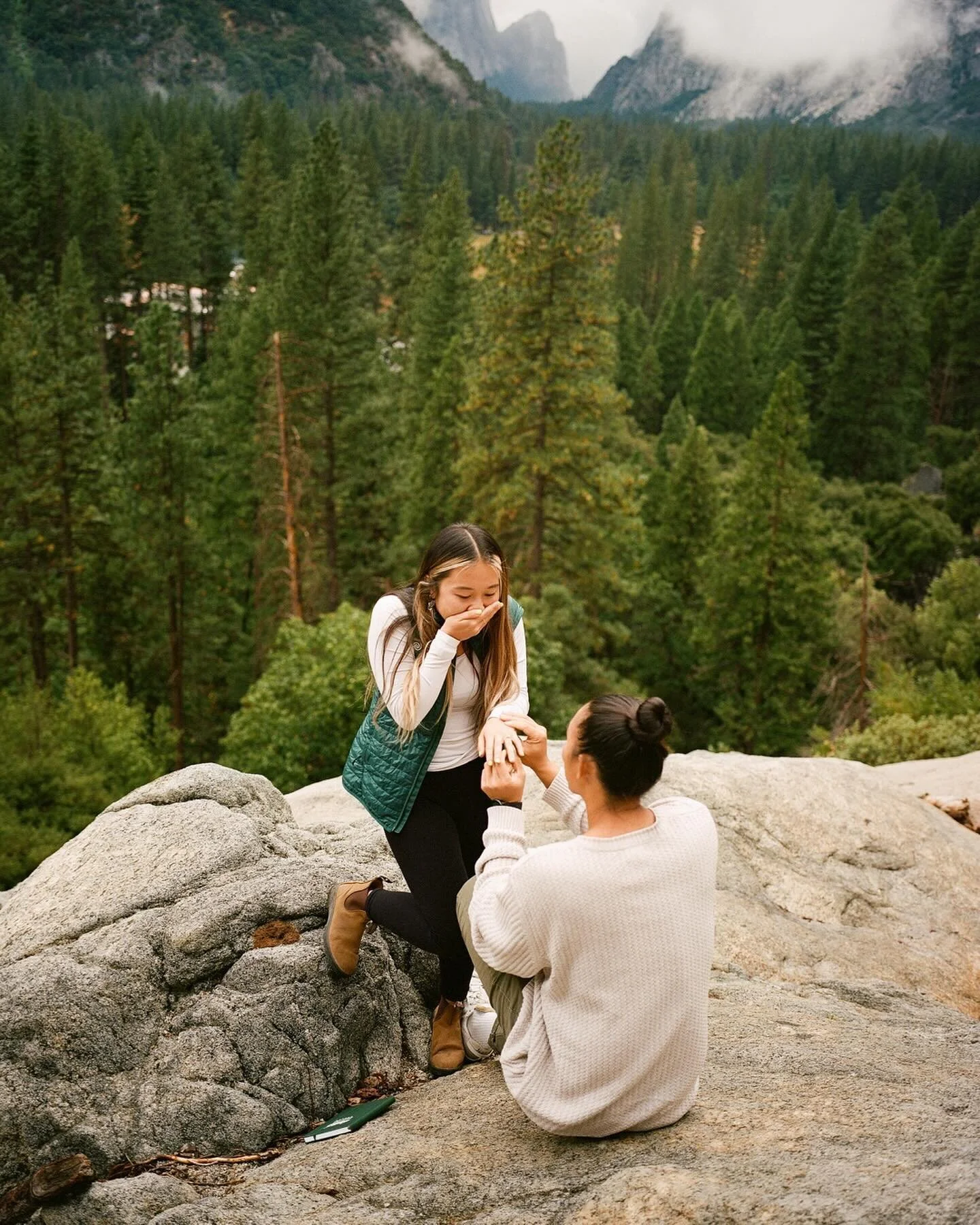 8 years of dating today 🤯. I don&rsquo;t post much sappy content but thought today was a big milestone. So here is some behind the scenes film that @joncleung took the moment we got engaged. And below are some of the words/emotions that were said in
