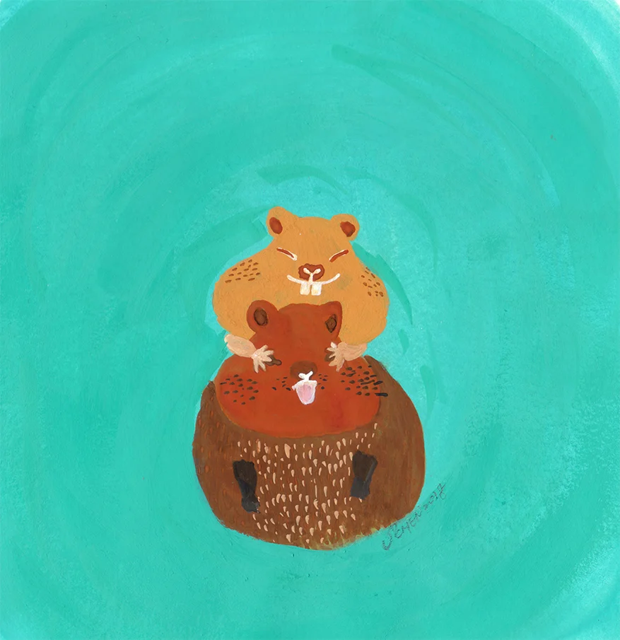 | Gouache on paper | 5”x 5”