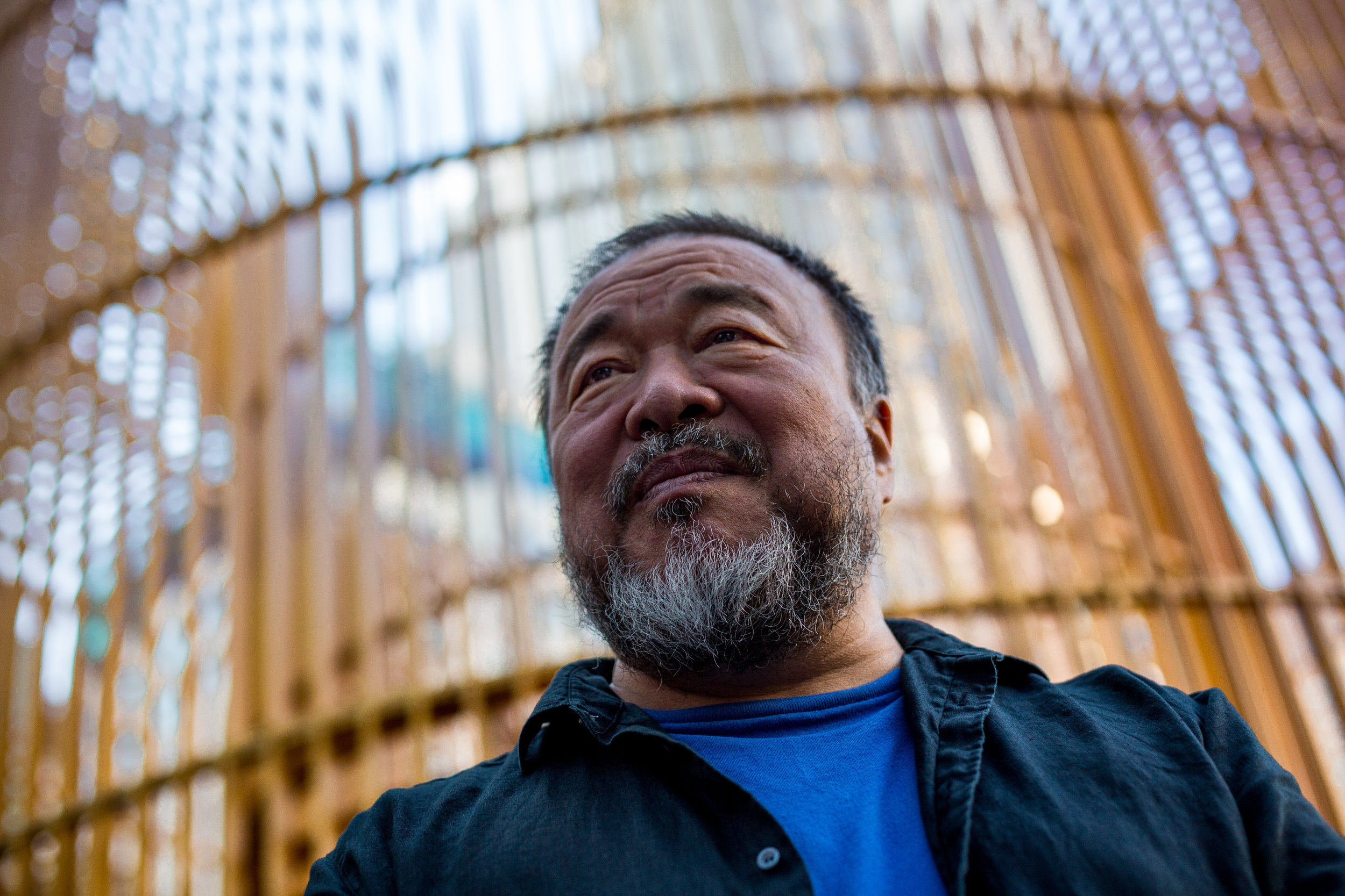  Chinese artist and dissident Ai Weiwei introduces a new 2017 installation in Central Park. 