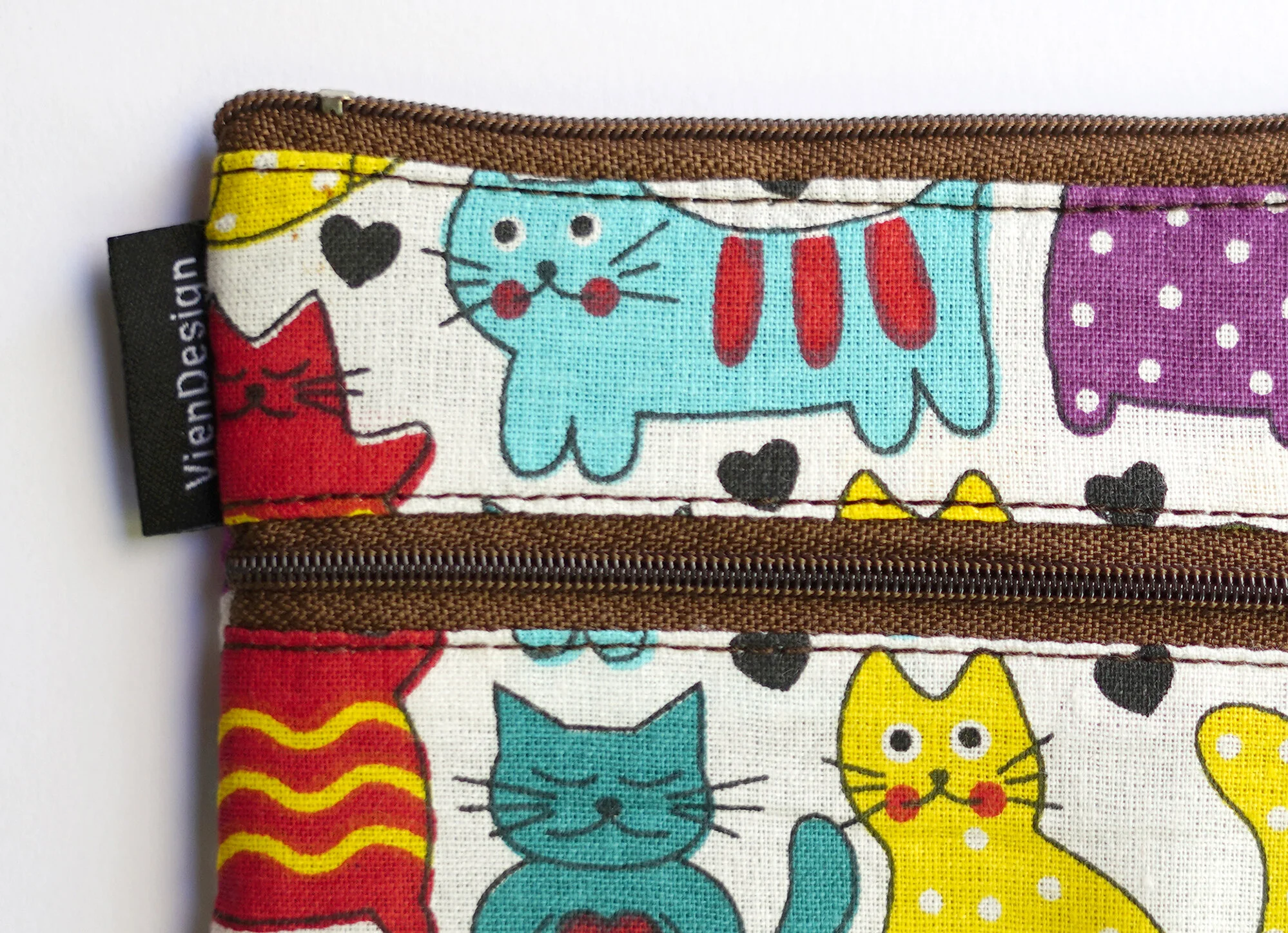 Viendesign Small Purse _ Cats White  03.jpg