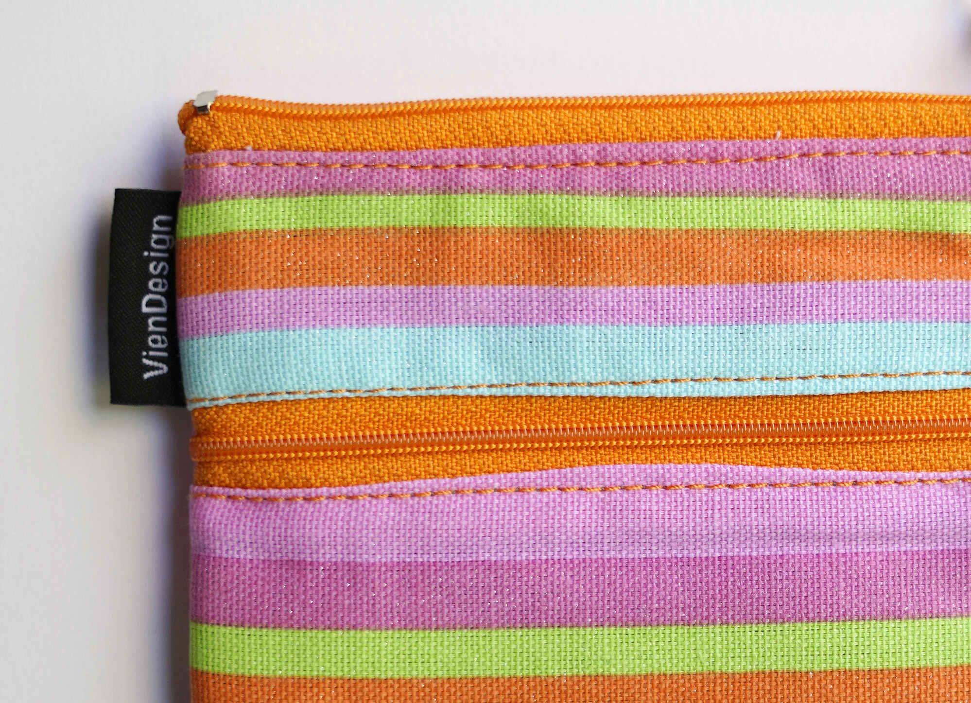 Viendesign Small Purse _ Stripes Orange  03.jpg