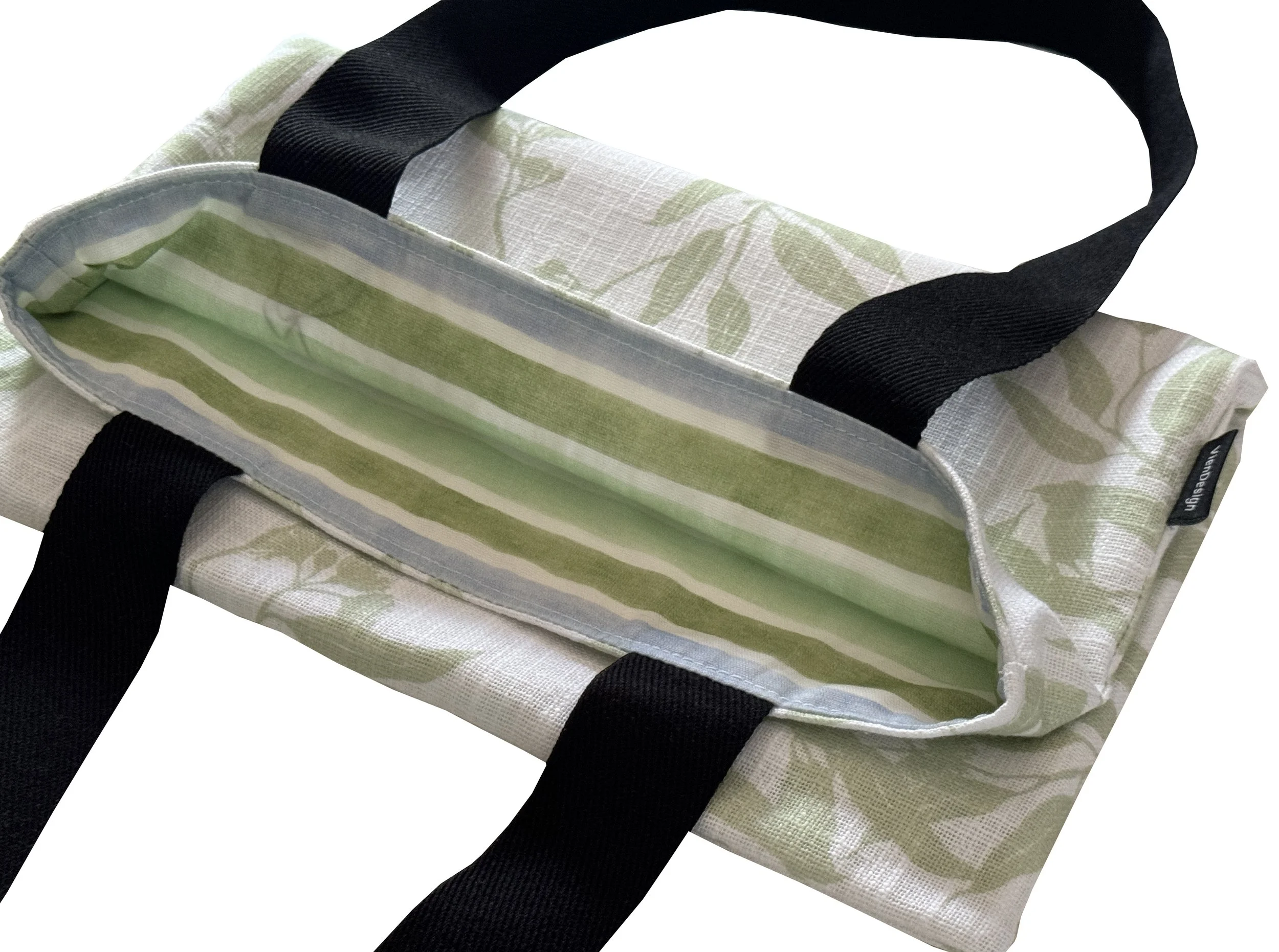 Viendesign Tote White with green branches 03.jpg