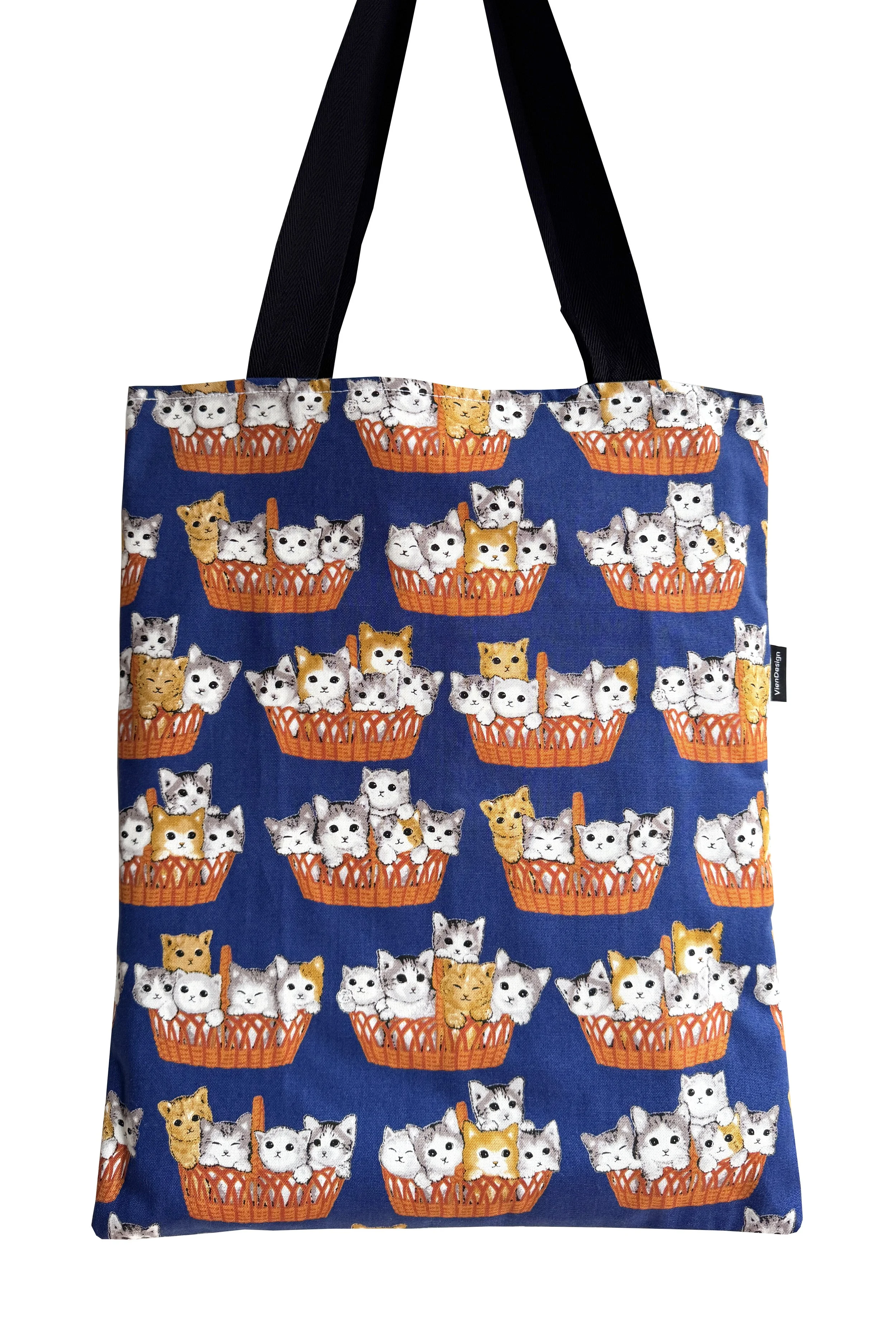 JAPANESE FABRIC - CATS IN BASKET BLUE 01.jpg