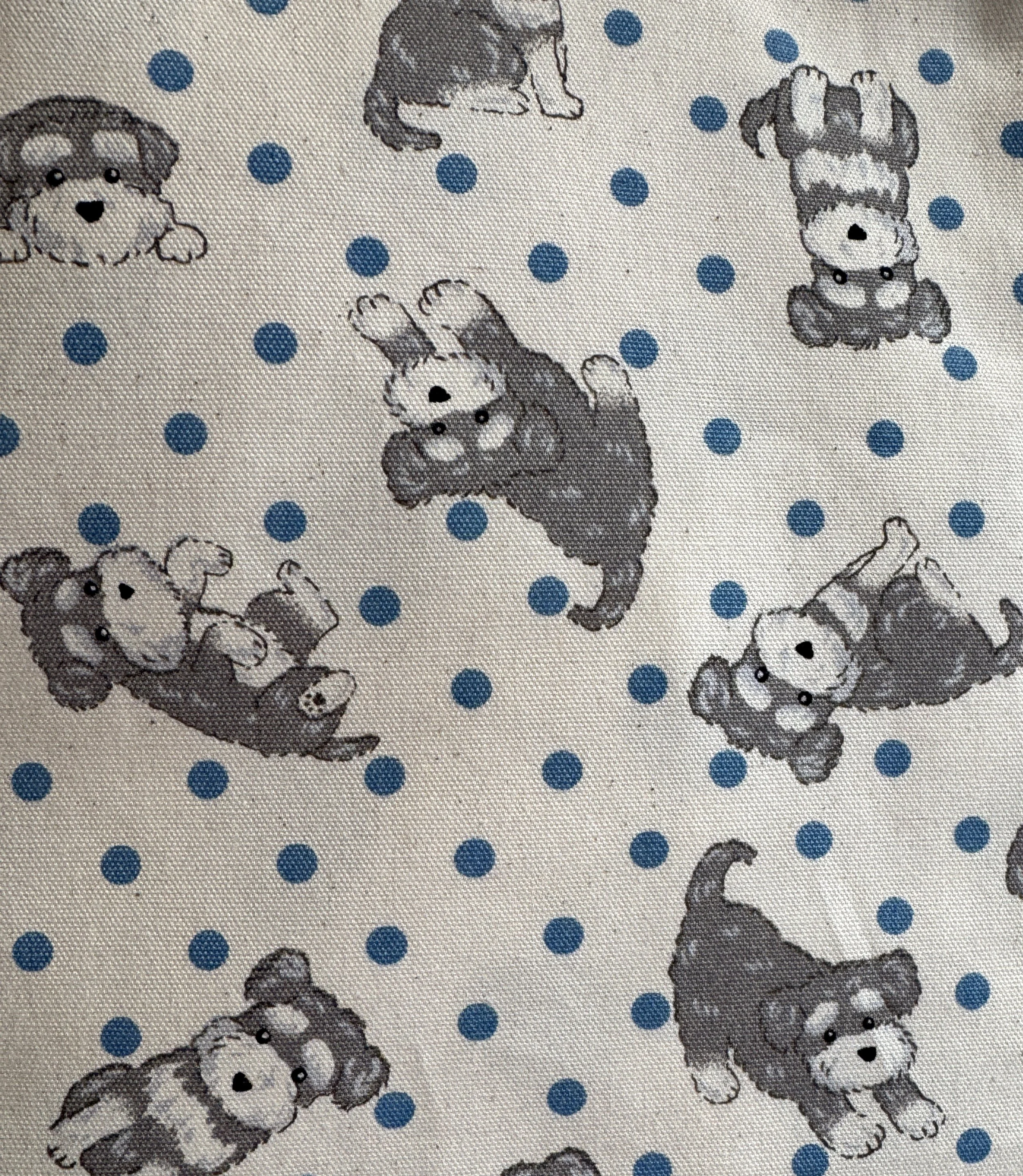 JAPANESE FABRIC - DOGS ON BLUE DOTS CLOSE-UP 01.jpg