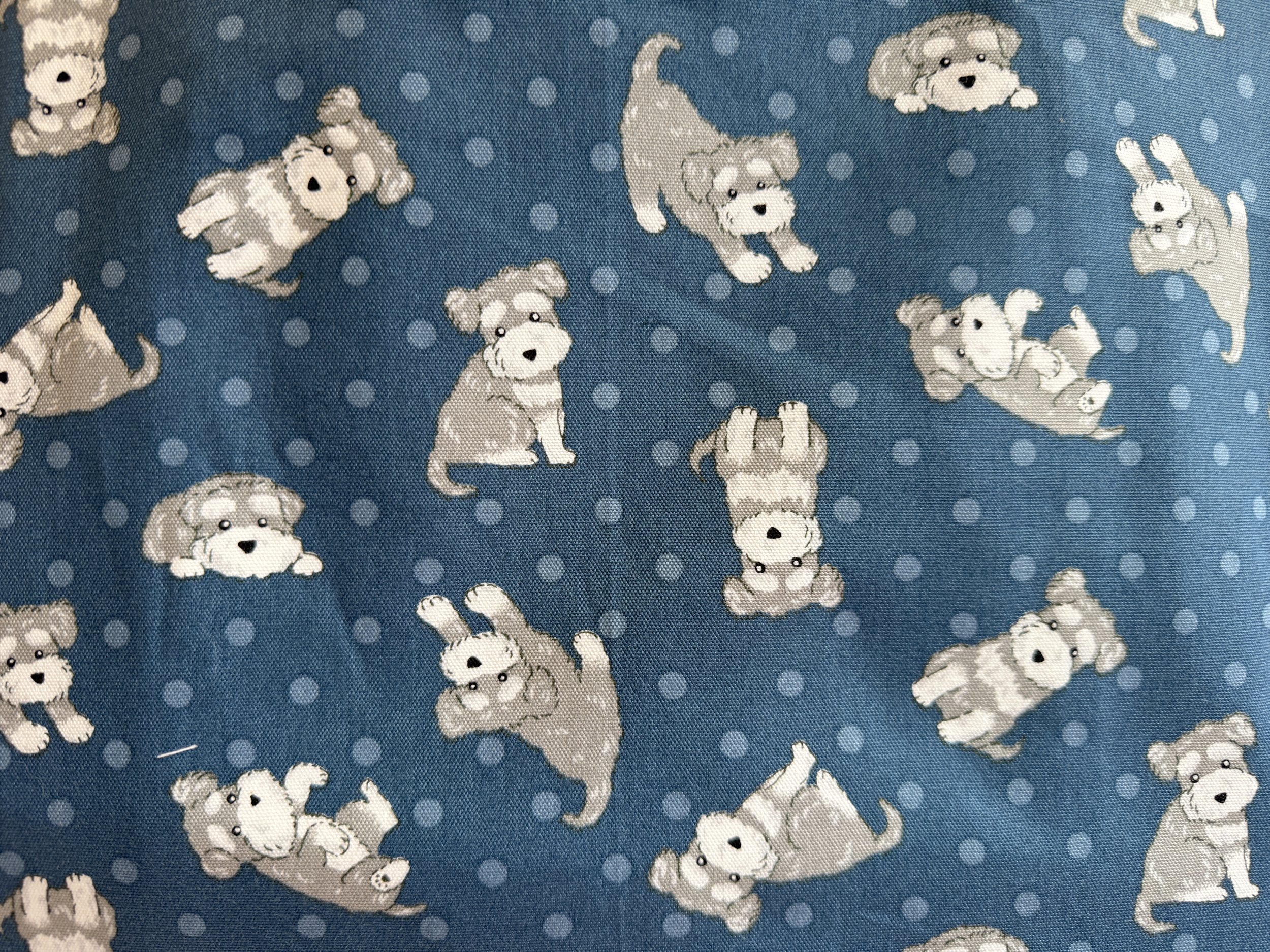 JAPANESE FABRIC - DOGS ON DARK BLUE DOTS CLOSE-UP 01.jpg