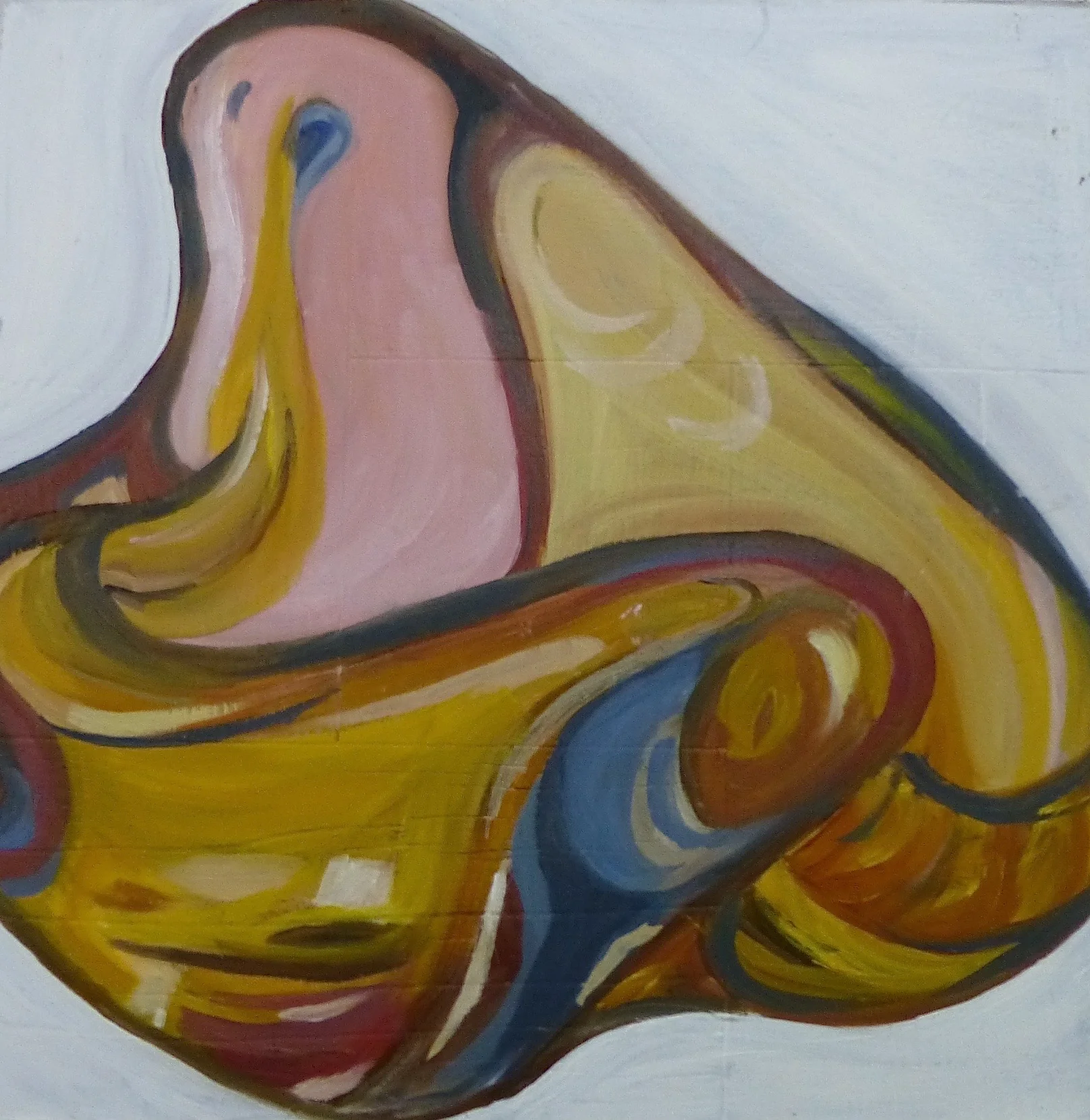 Untitled 3, oil on wood tile, 12x12 (Copy)