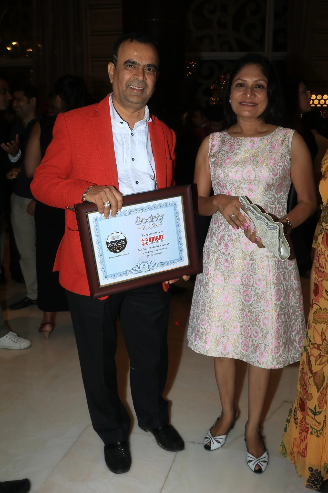  With owner of Bright Advertising Yogesh Lakhani 