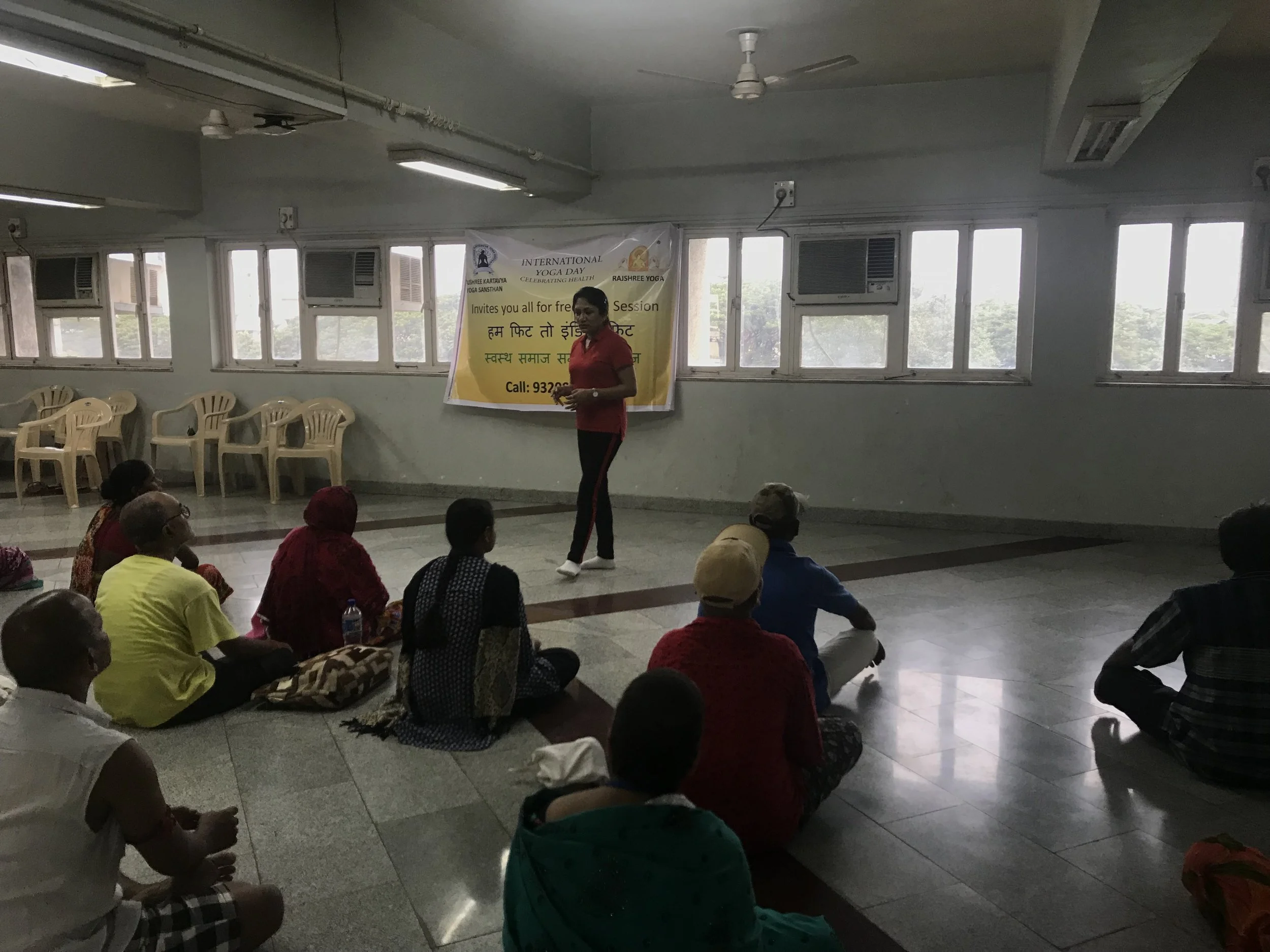  Rajshree Vora taking Yoga Session for Cancer patients at Tata Memorial Hospital on International Yoga Day 
