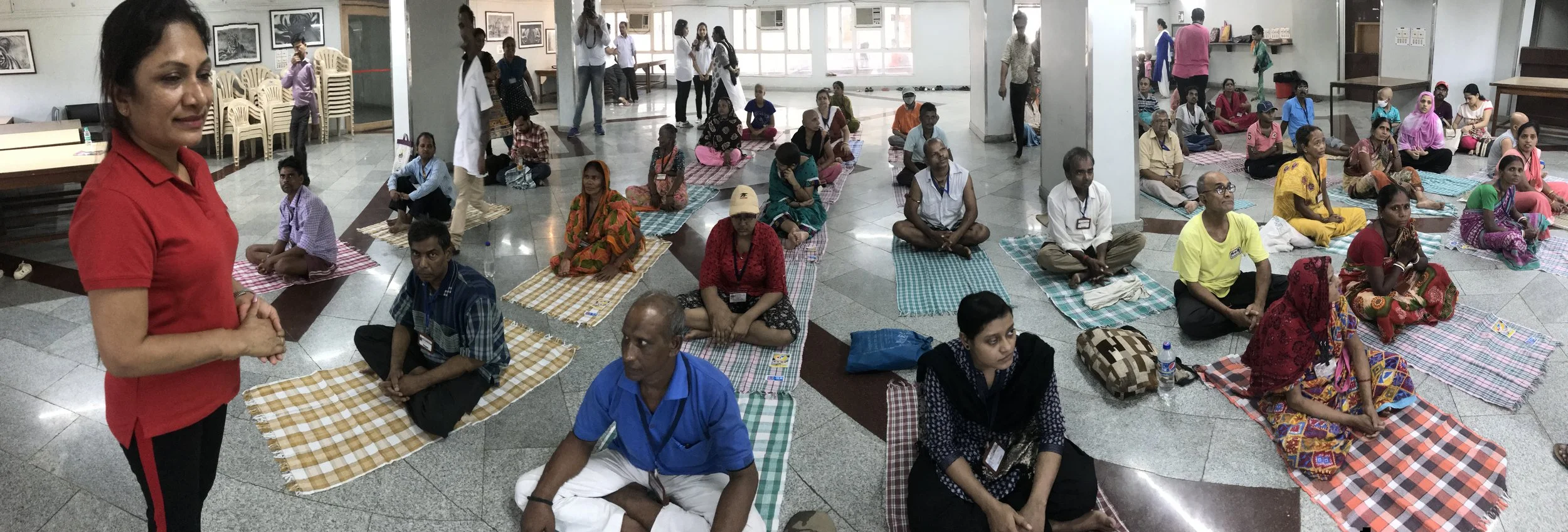  Rajshree Vora taking Yoga Session for Cancer patients at Tata Memorial Hospital on International Yoga Day 