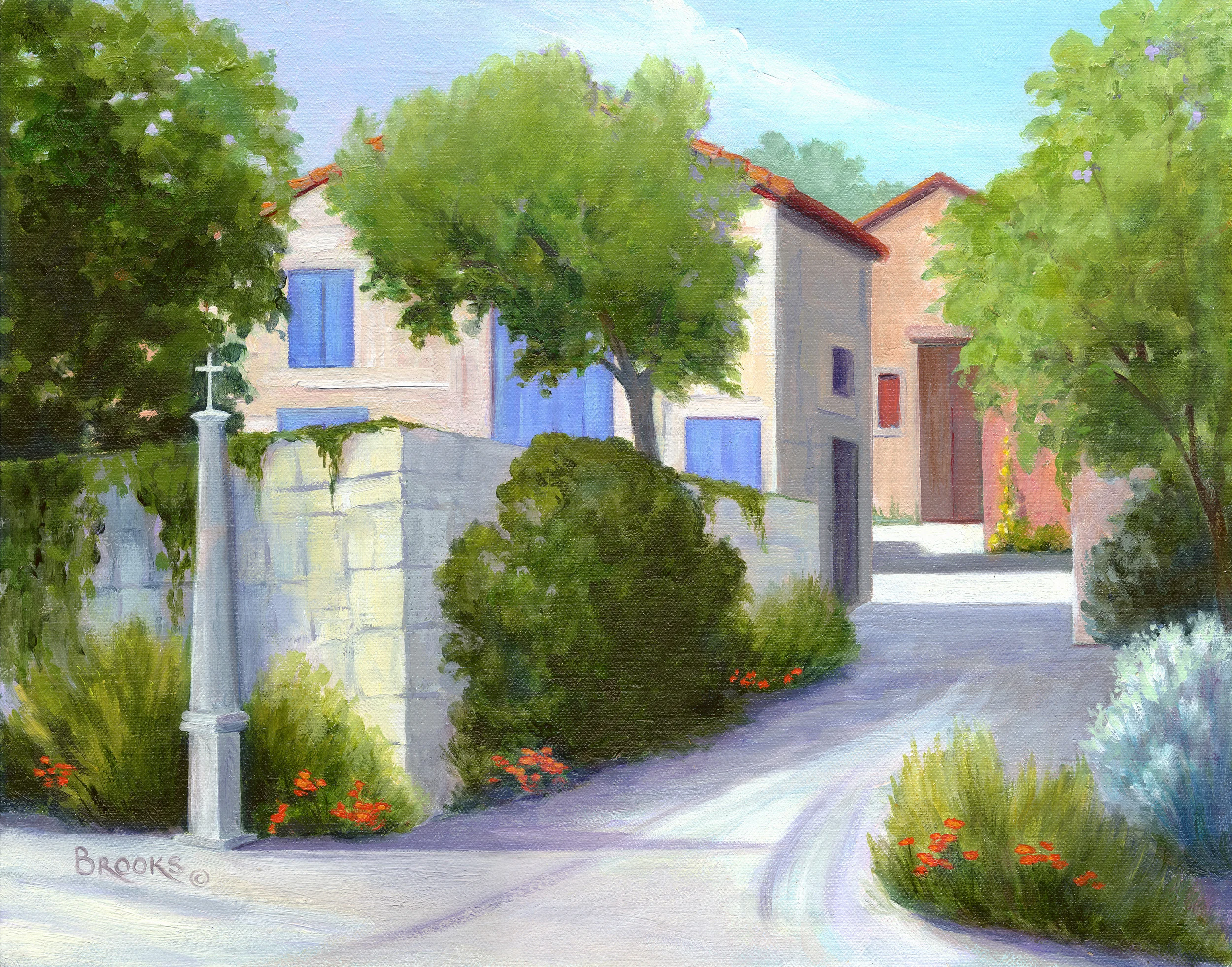 BROOKS 037 QUIET CORNER PROVENCE 11X14.jpg