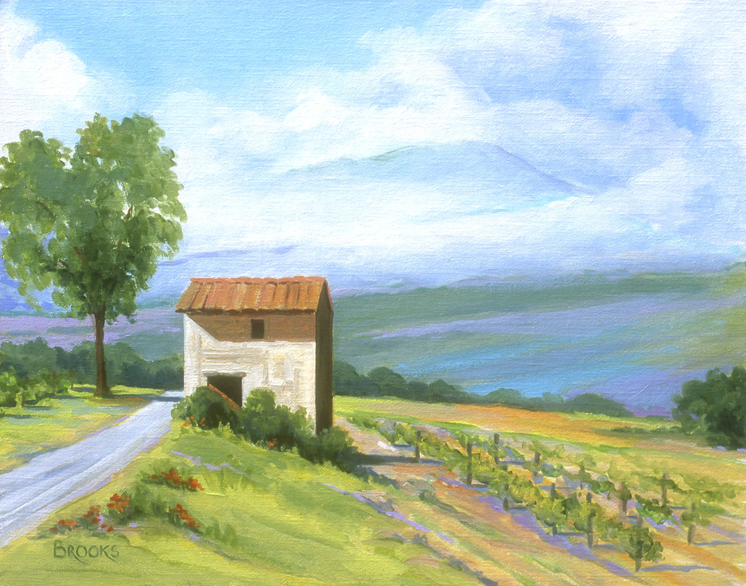 BROOKS 047 BENEATH MT VENTOUX 11X14.jpg