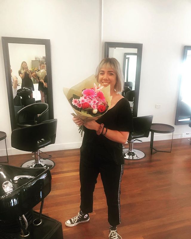 We say goodbye to our beautiful kiara today who is moving to the UK to follow her dreams ... we will miss you so much little lady ! Such a joy to work with you 😘😘 @kkgg_