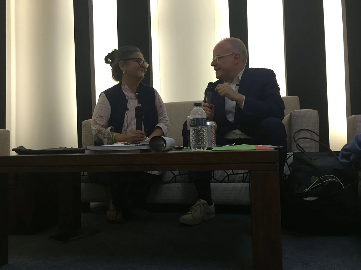 Dayanita Singh and Hans Ulrich Obrist. Safina Radio Project. Director, Anabelle de Gersigny. Commissioned by Alserkal Avenue