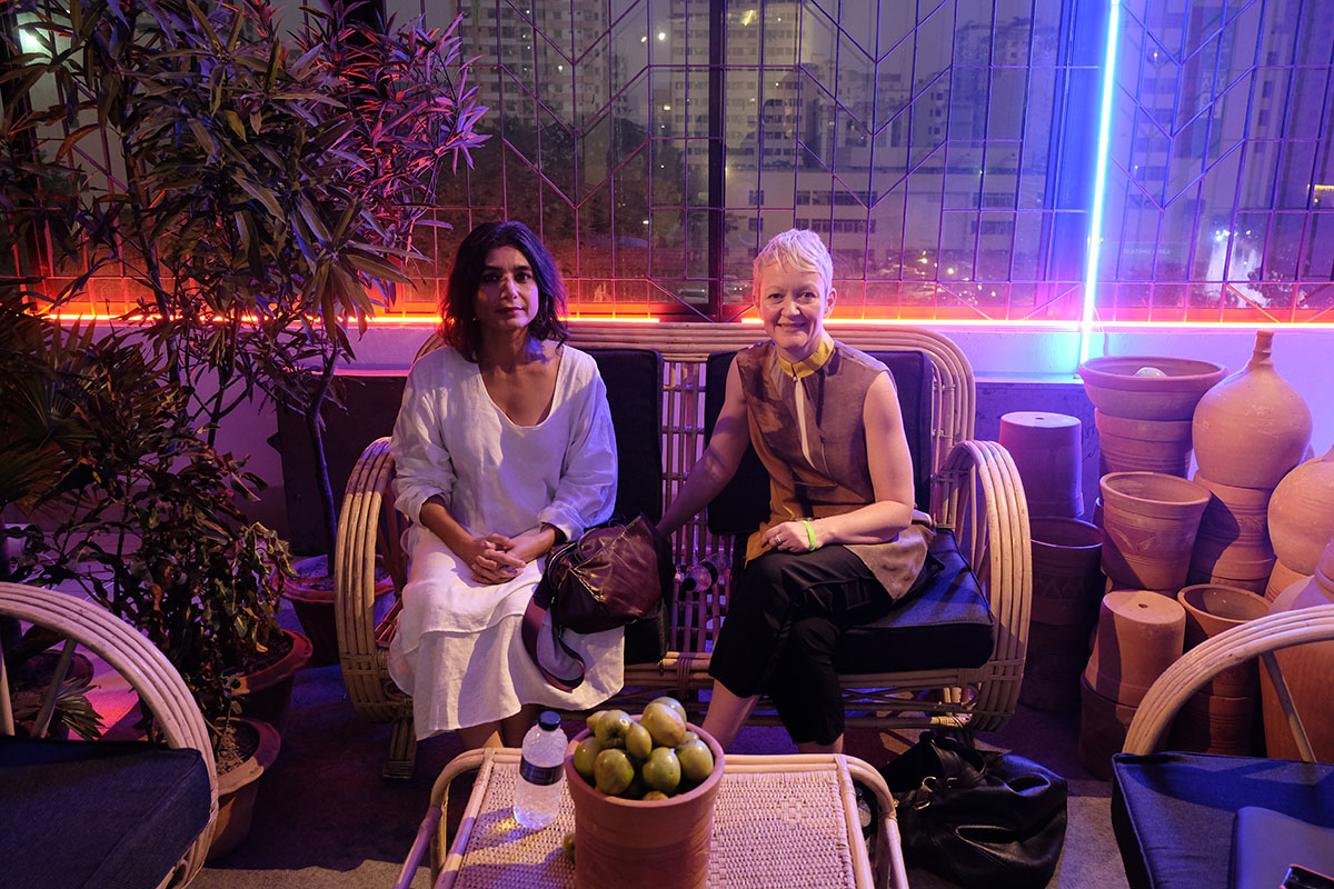Monica Narula and Maria Balshaw. Safina Radio Project. Director, Anabelle de Gersigny. Commissioned by Alserkal Avenue