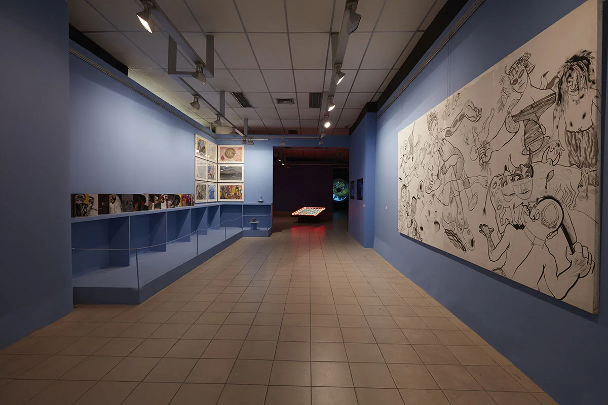 Installation view. Photo courtesy of the Dhaka Art Summit and Samdani Art Foundation. Photo credit: Jenni Carter