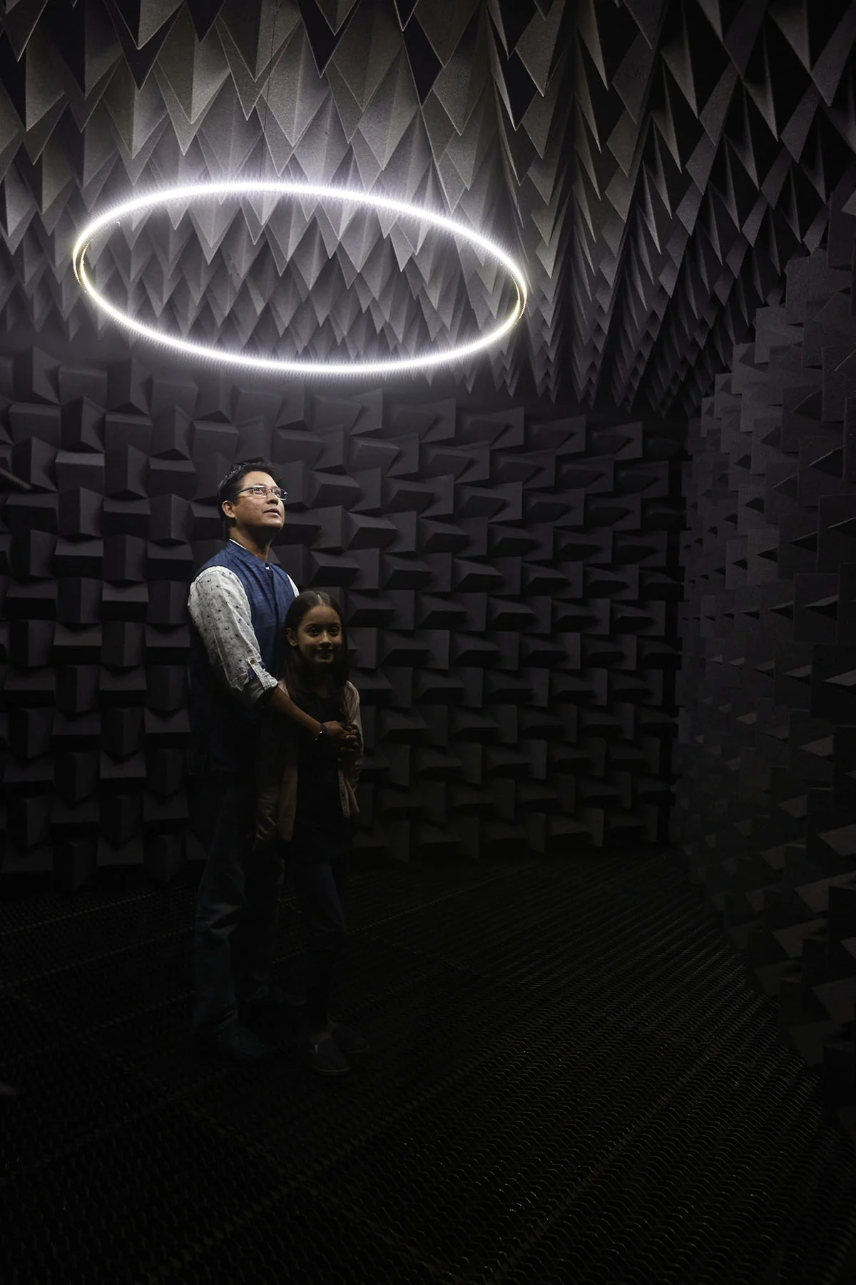 Haroon Mirza, installation view of The National Apavilion of Then and Now , 2011, courtesy of the artist and Lisson Gallery, London. Photo courtesy of the Dhaka Art Summit and Samdani Art Foundation. Photo credit: Jenni Carter