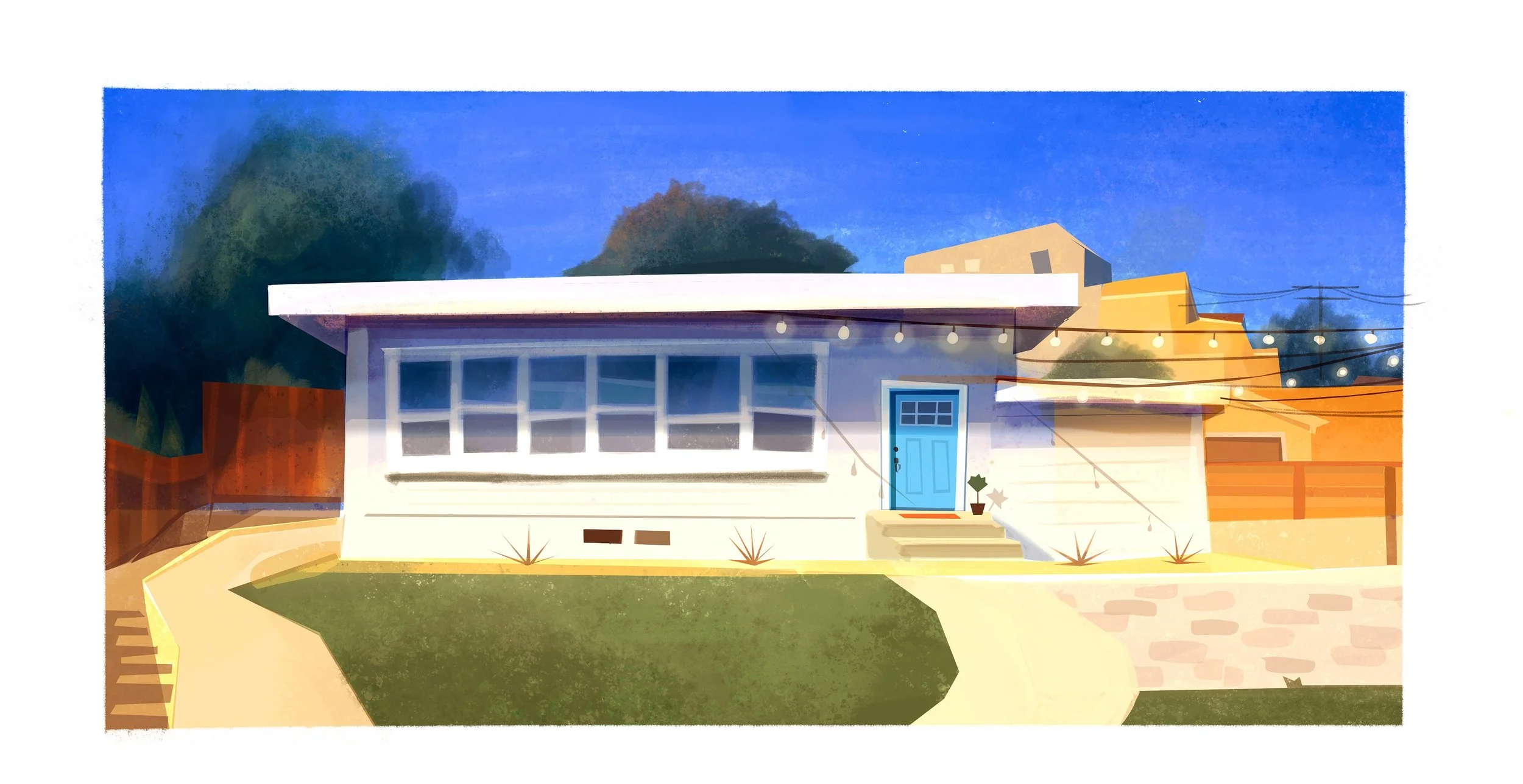 House painting by Mira Ko