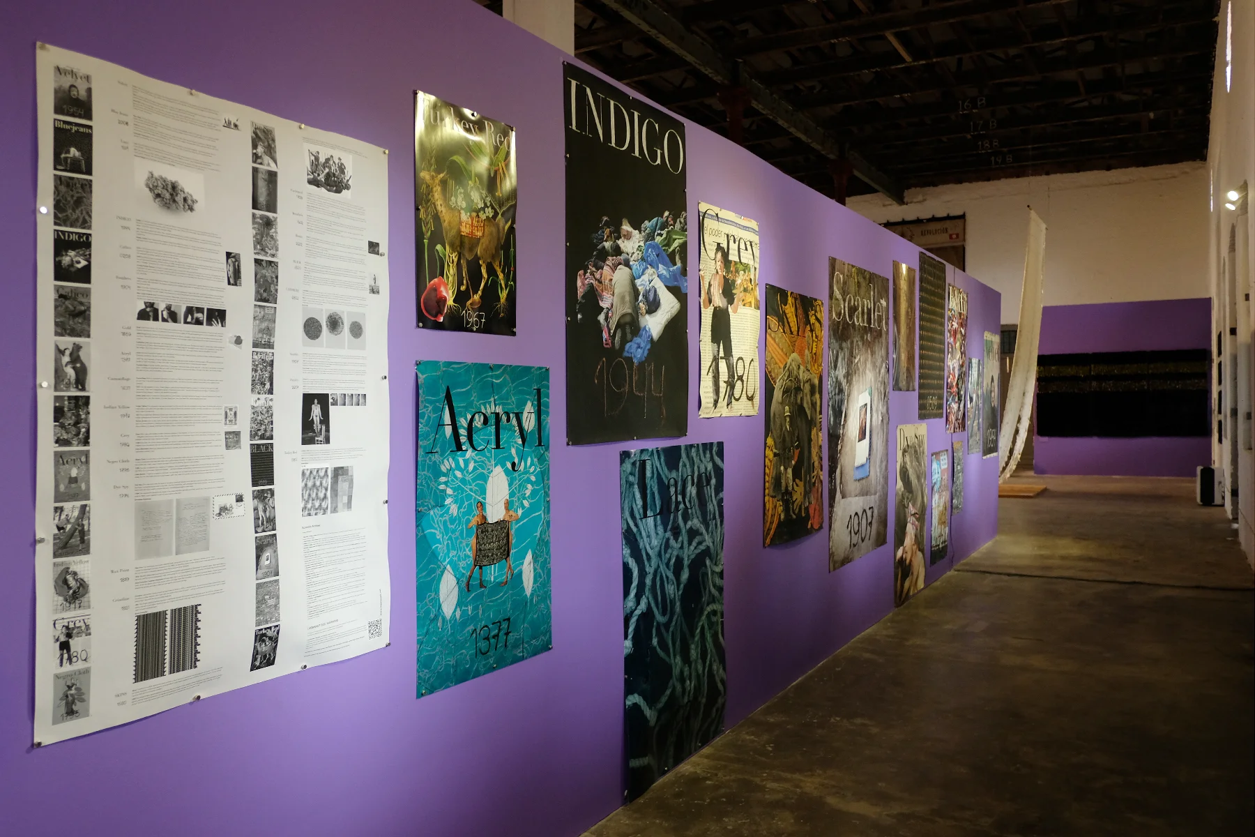 Installation image of A beast, a god, and a line at TS1, Yangon. Courtesy of TS1. Photo credit: Pyinsa Rasa.
