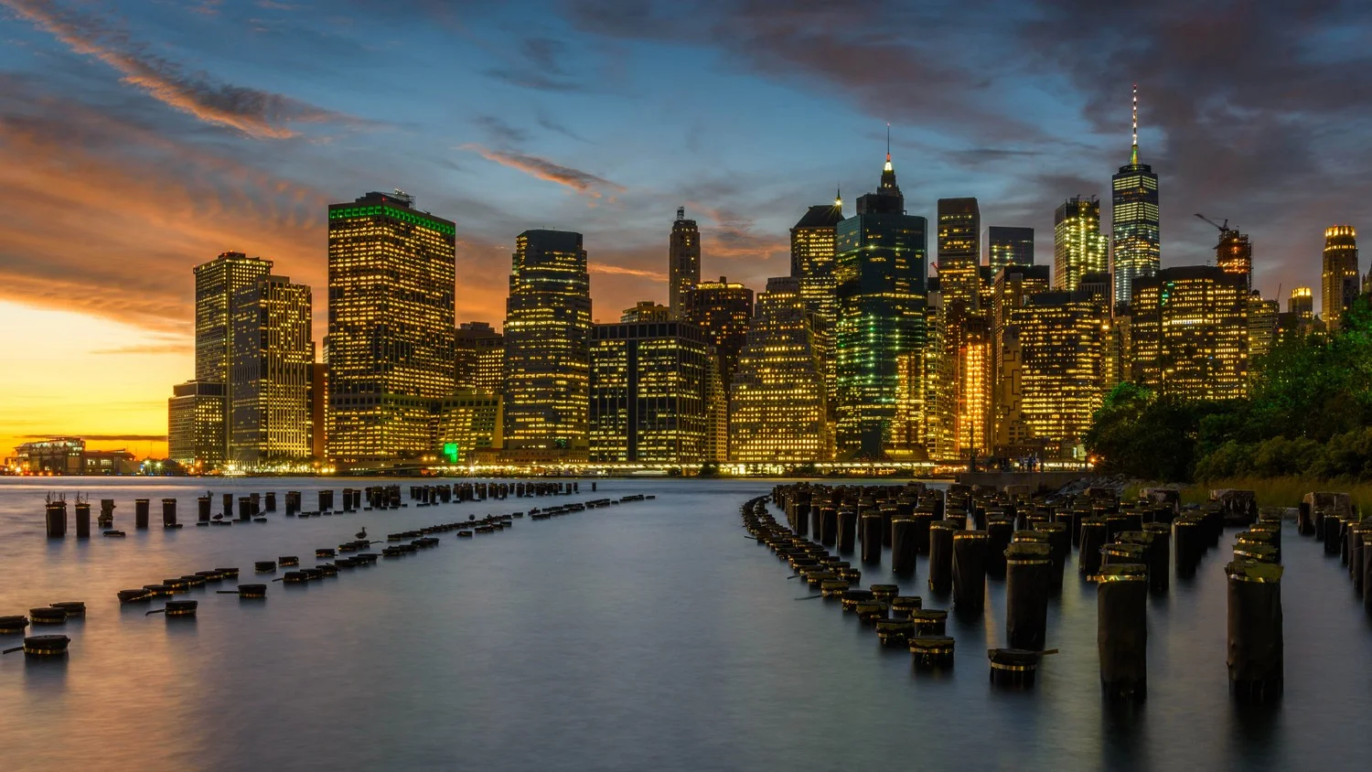 Brooklyn Park Toward Lower Manhattan