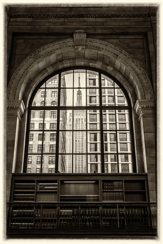 Window on Empire State Building