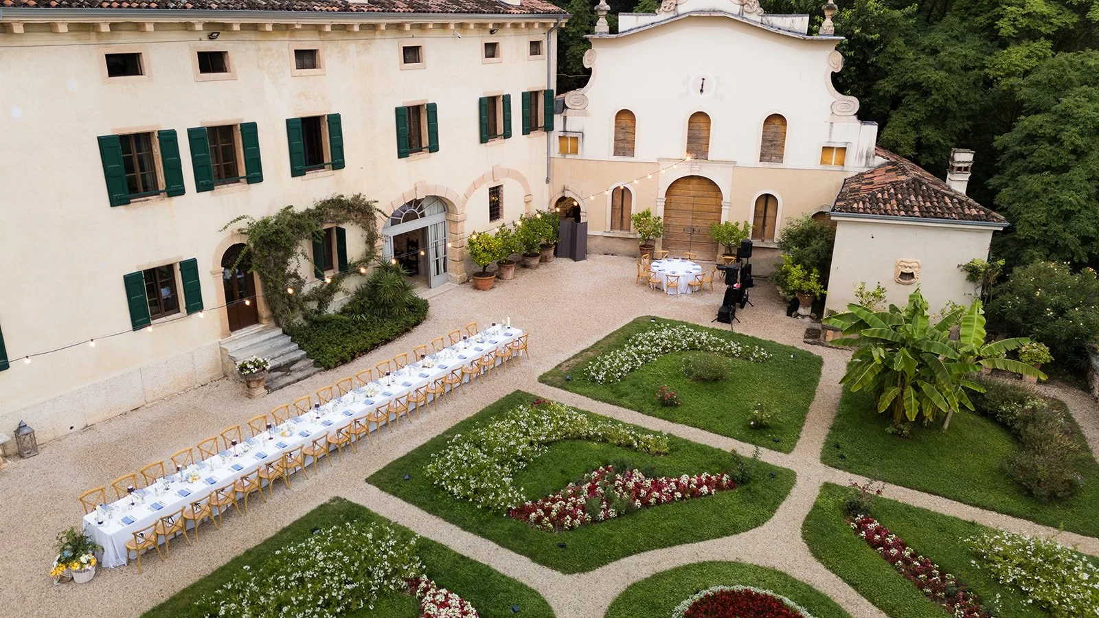 tania muser fiorista flower designer verona villa tavolo imperiale giardino villa