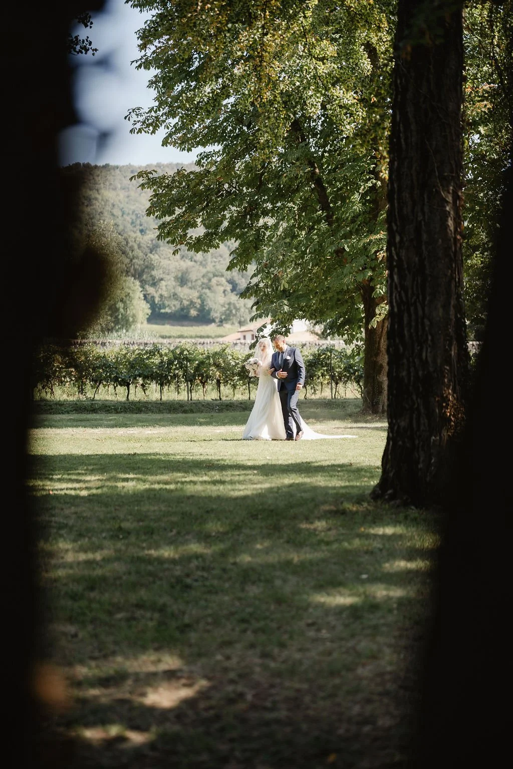 Tania Muser italian wedding floral deisgner verona bride father