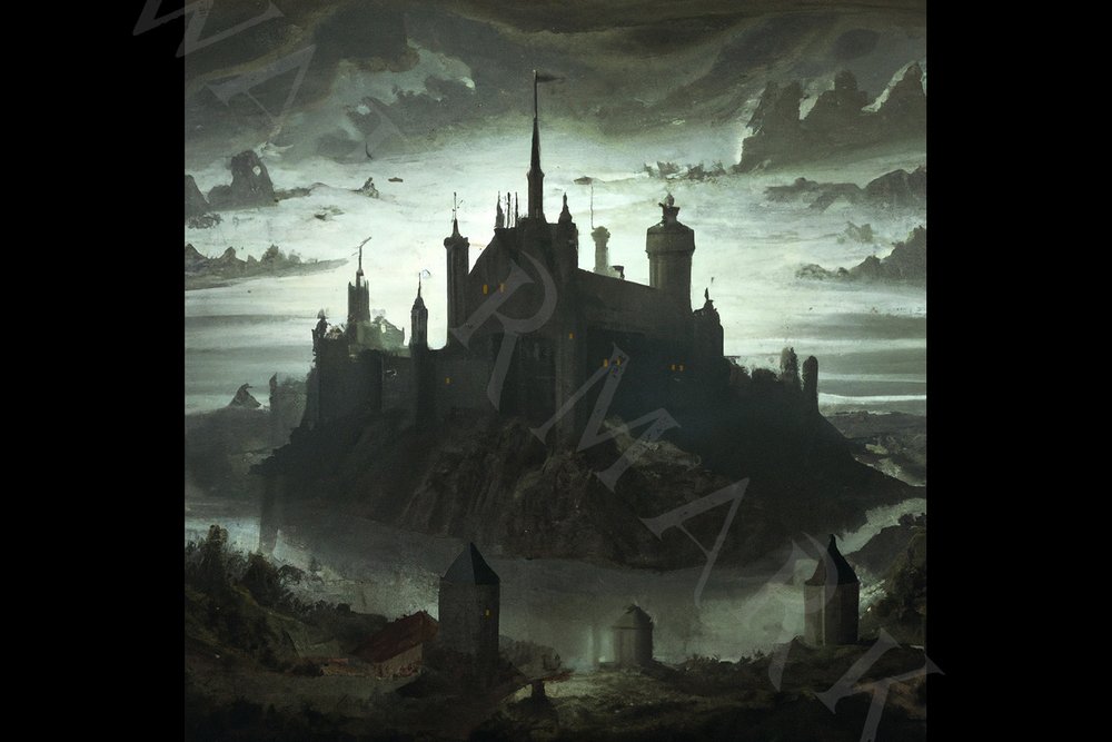 Dark Fantasy Castle Art — ART REALMS & FANTASY MAP SYMBOLS