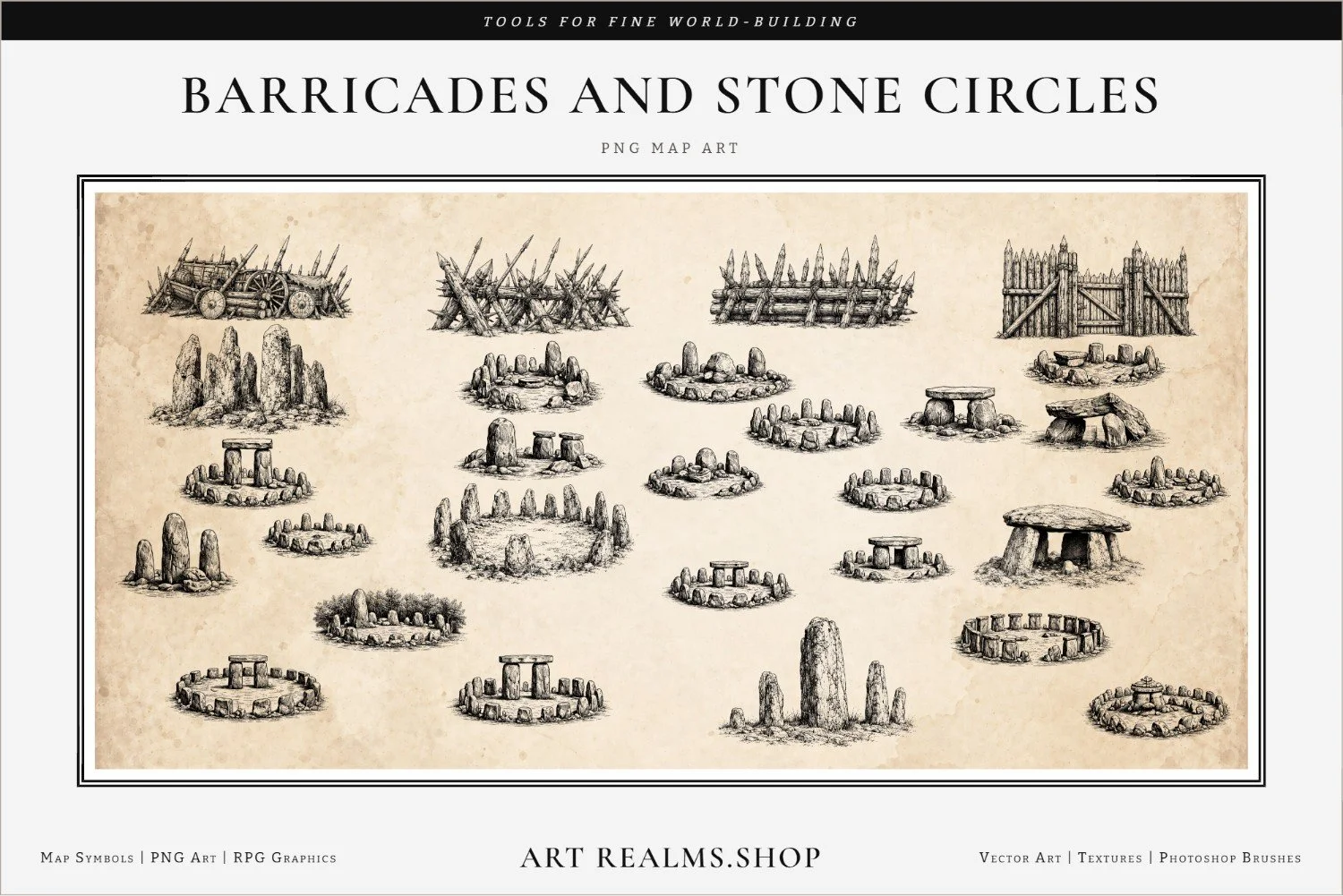 structures-paper-overlay-barricades-and-stone-circles-framed-resized.jpg