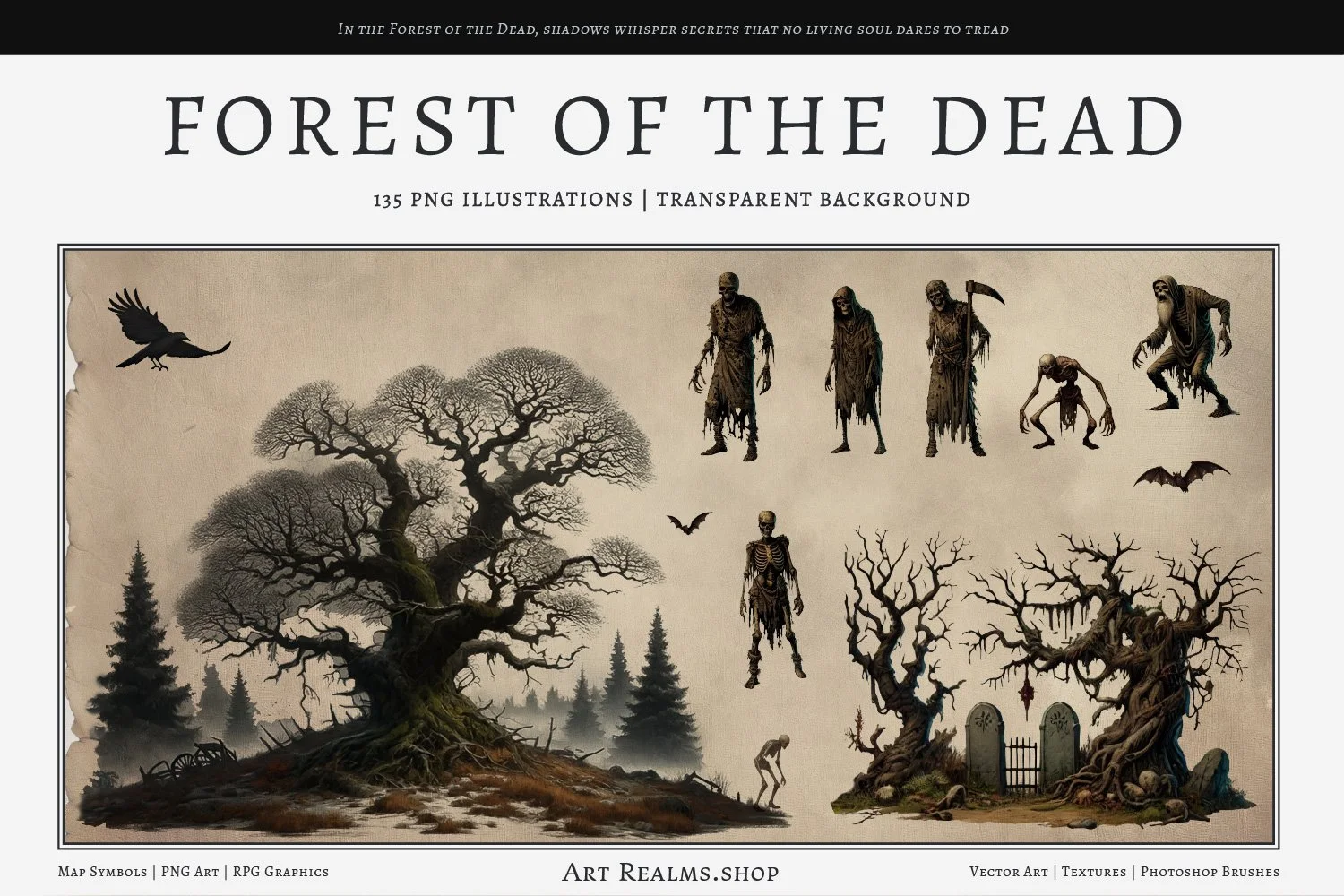 135 PNG FOREST of the DEAD ART — ART REALMS
