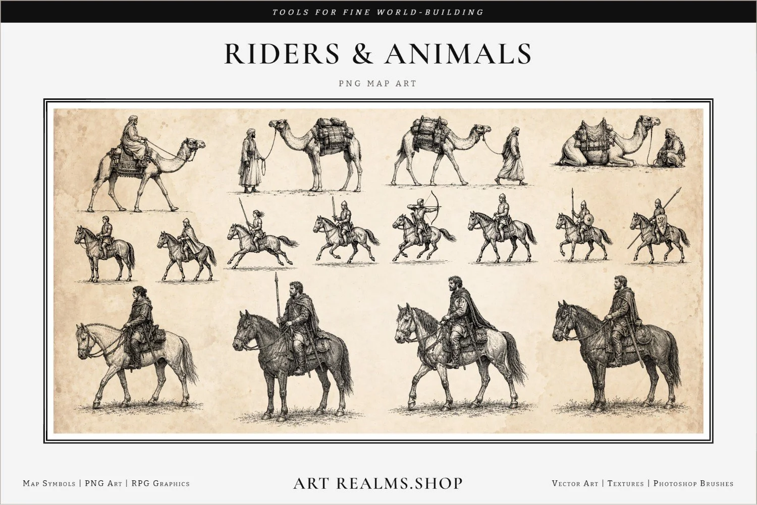 people-2-of-2-paper-overlay-riders-animals-framed-resized.jpg
