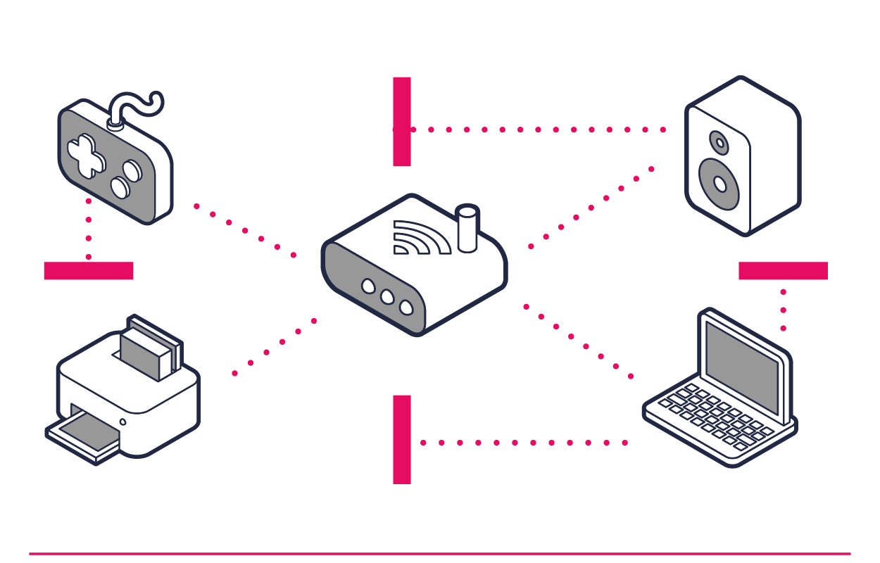 To maintain privacy and security for tenants, wireless devices can connect to the WiFi but cannot connect with each other.