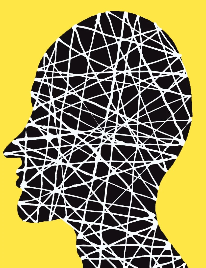 A captivating Pop Art human face study featuring a unique dotted pattern. This original painting by Roi Pajursky explores animal forms through rhythmic textures and high-contrast design.