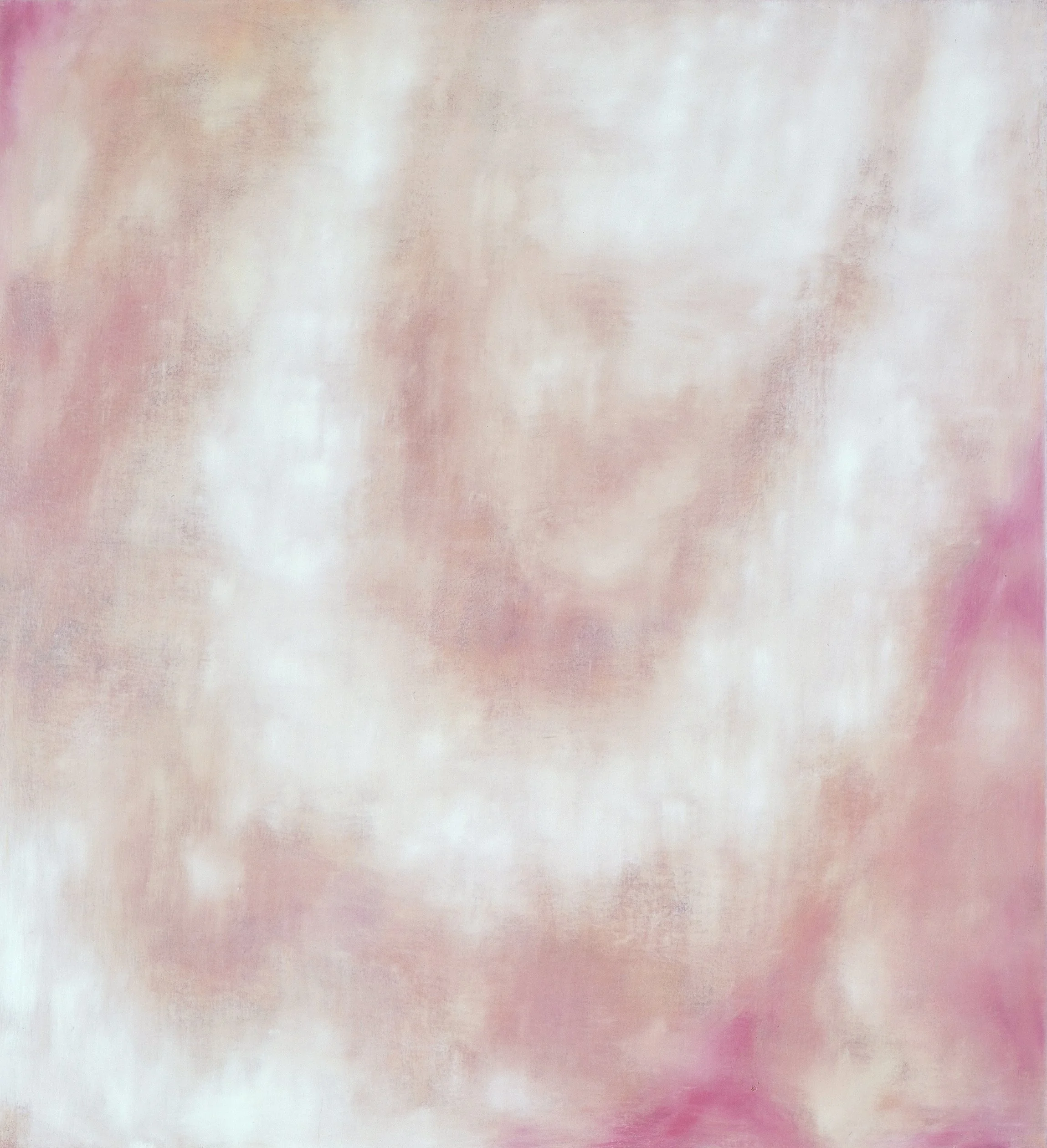 A textured oil fragment depicting the dense of a ginger slice, using monochromatic tones to emphasize depth and volume.