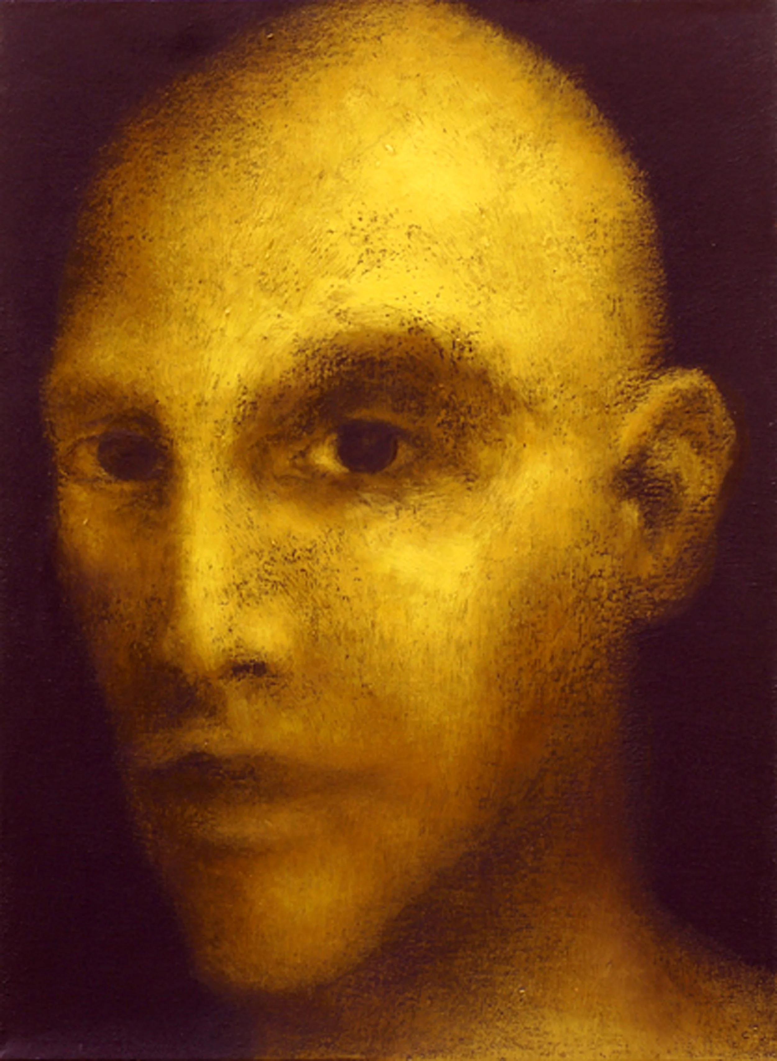 A beautiful expressionist portrait of a young woman, highlighting fine features and artistic brushwork.