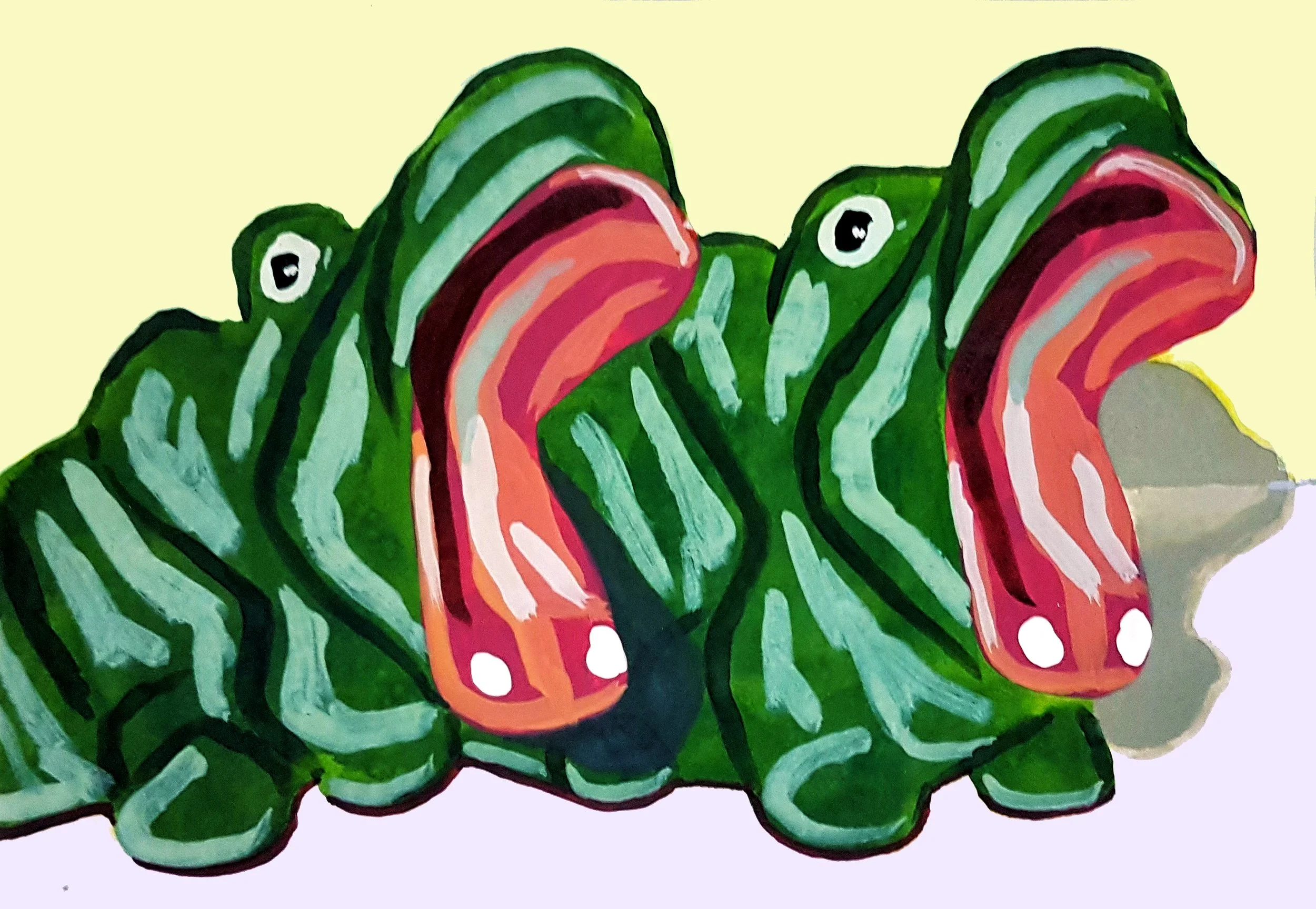 A detailed exploration of tribal masks and geometric patterns, using bold ink outlines to create a powerful, symmetrical visual impact.