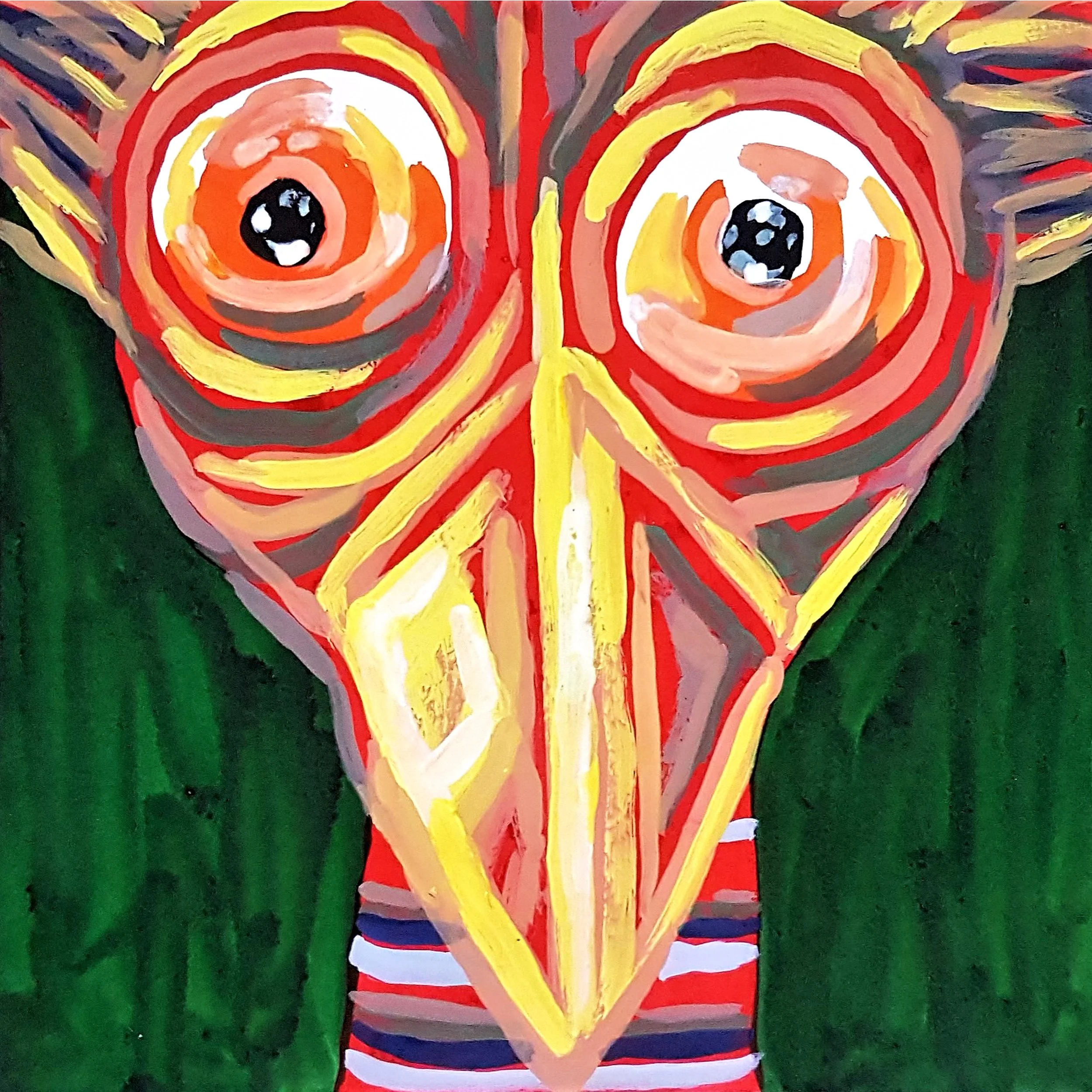 A thought-provoking surrealist ink piece that reimagines familiar subjects through a dreamlike and often satirical lens.