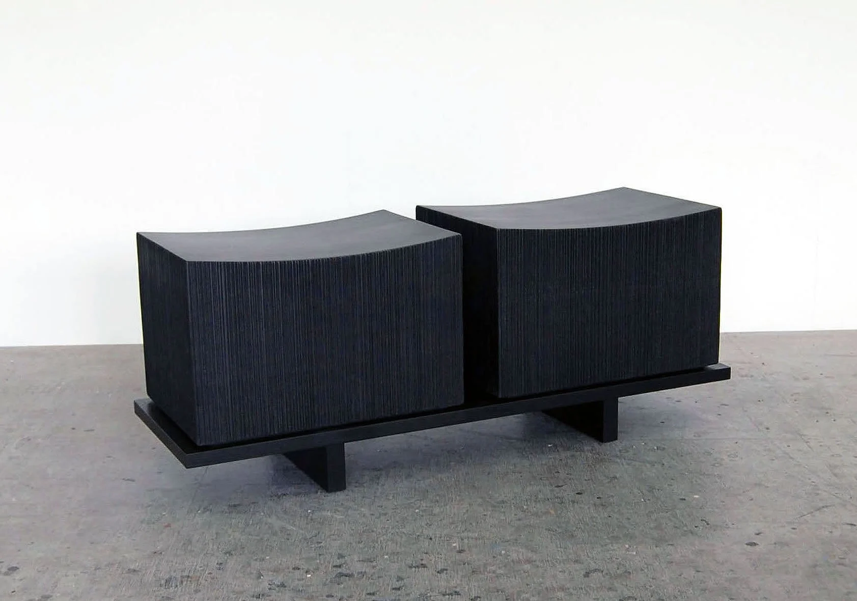  Loft Bench Sawn  18” x 45” x 14.5”  Sawn + Lacquered + Maple   