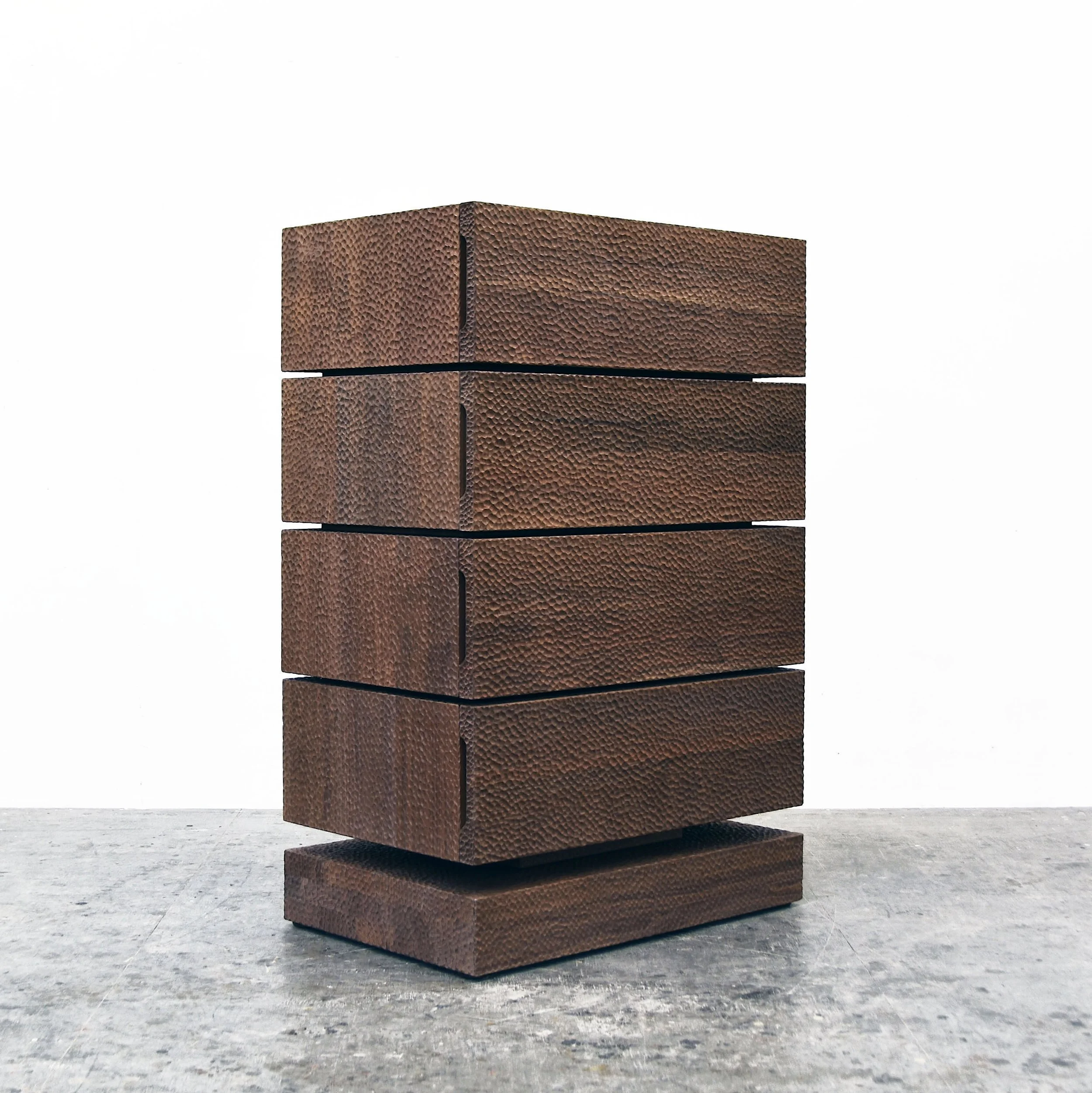  BW-D1 Dresser  Carved + Walnut + Cherry + Lacquer  48.5” x 32” x 20.5”         